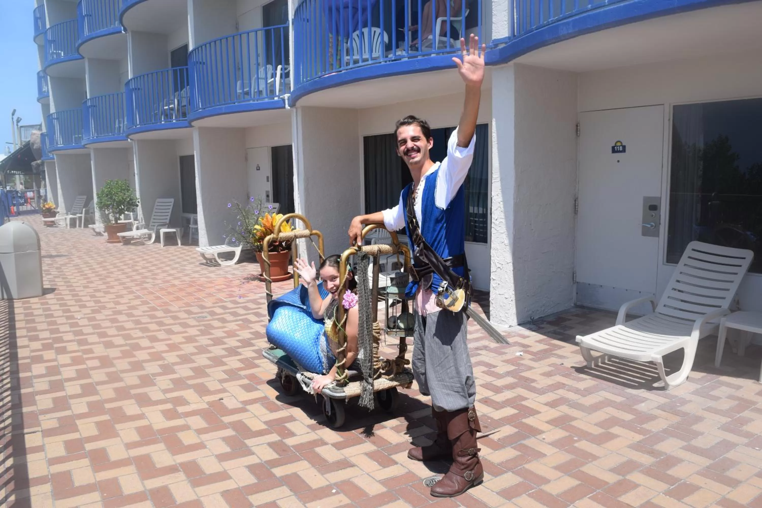 Balcony/Terrace in Days Inn by Wyndham Panama City Beach Beachfront Resort