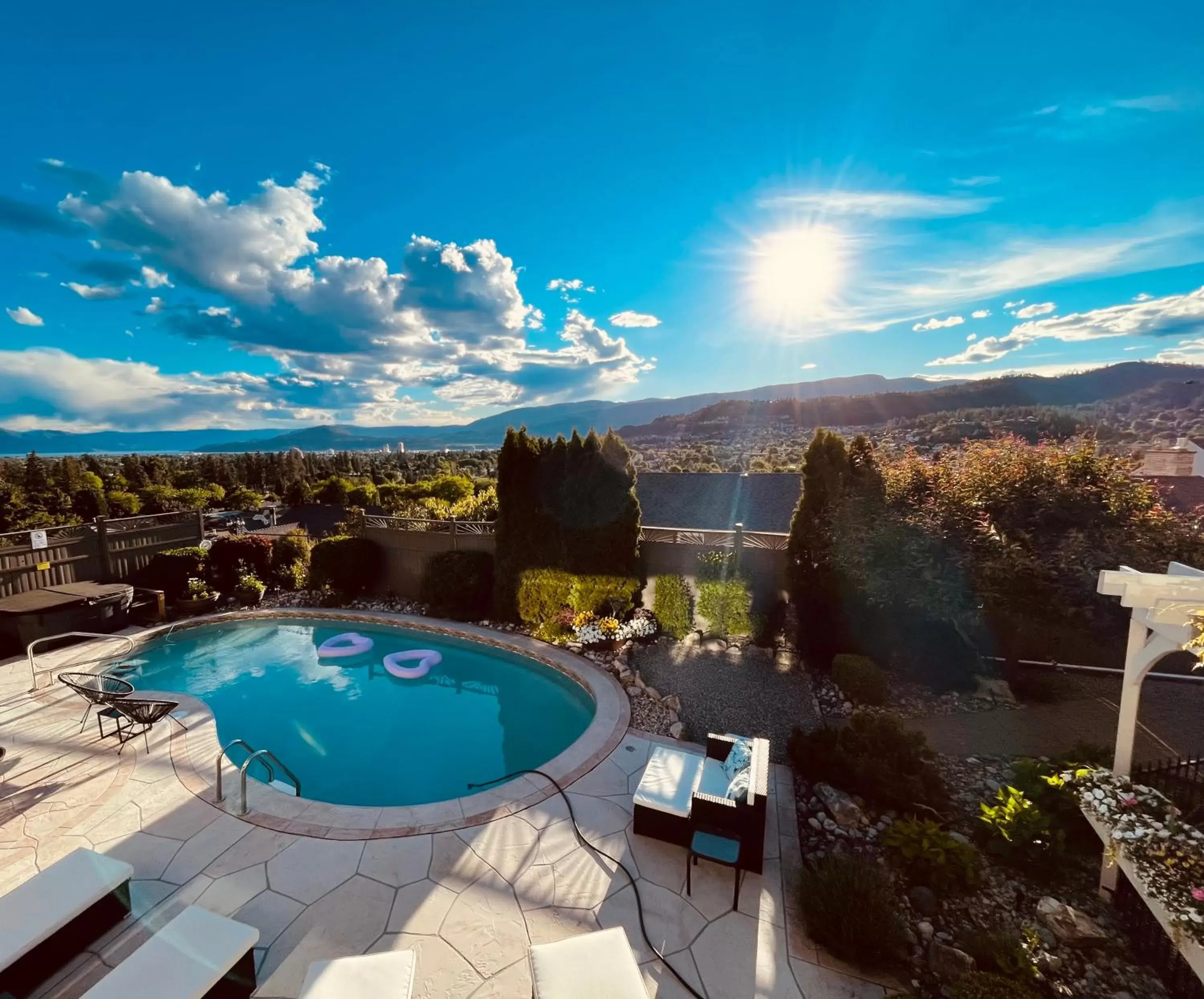 Pool View in A Vista Villa Couples Retreat