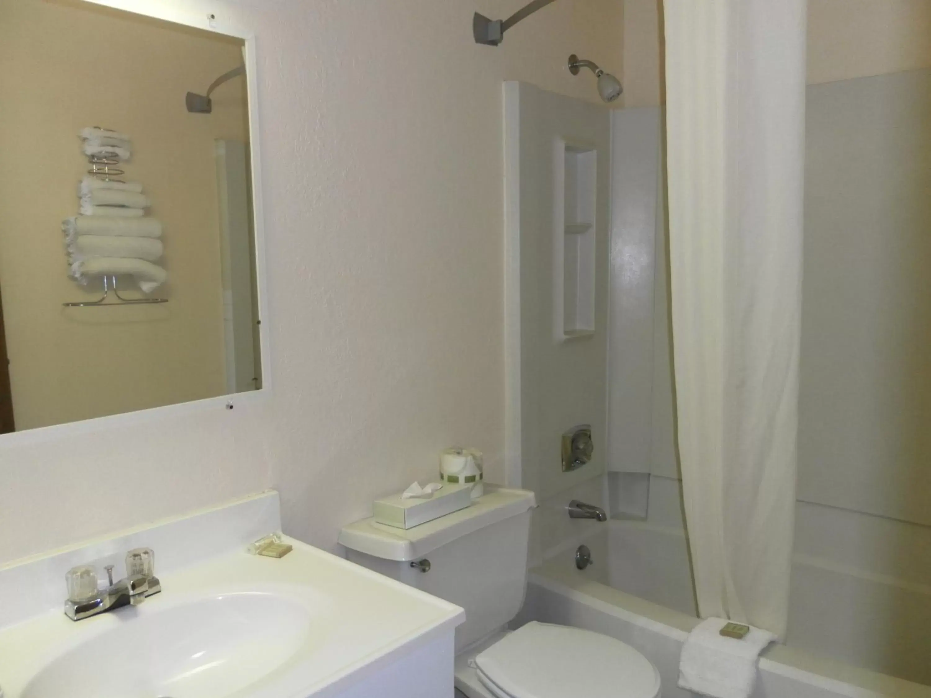 Bathroom in Super 8 by Wyndham Saginaw