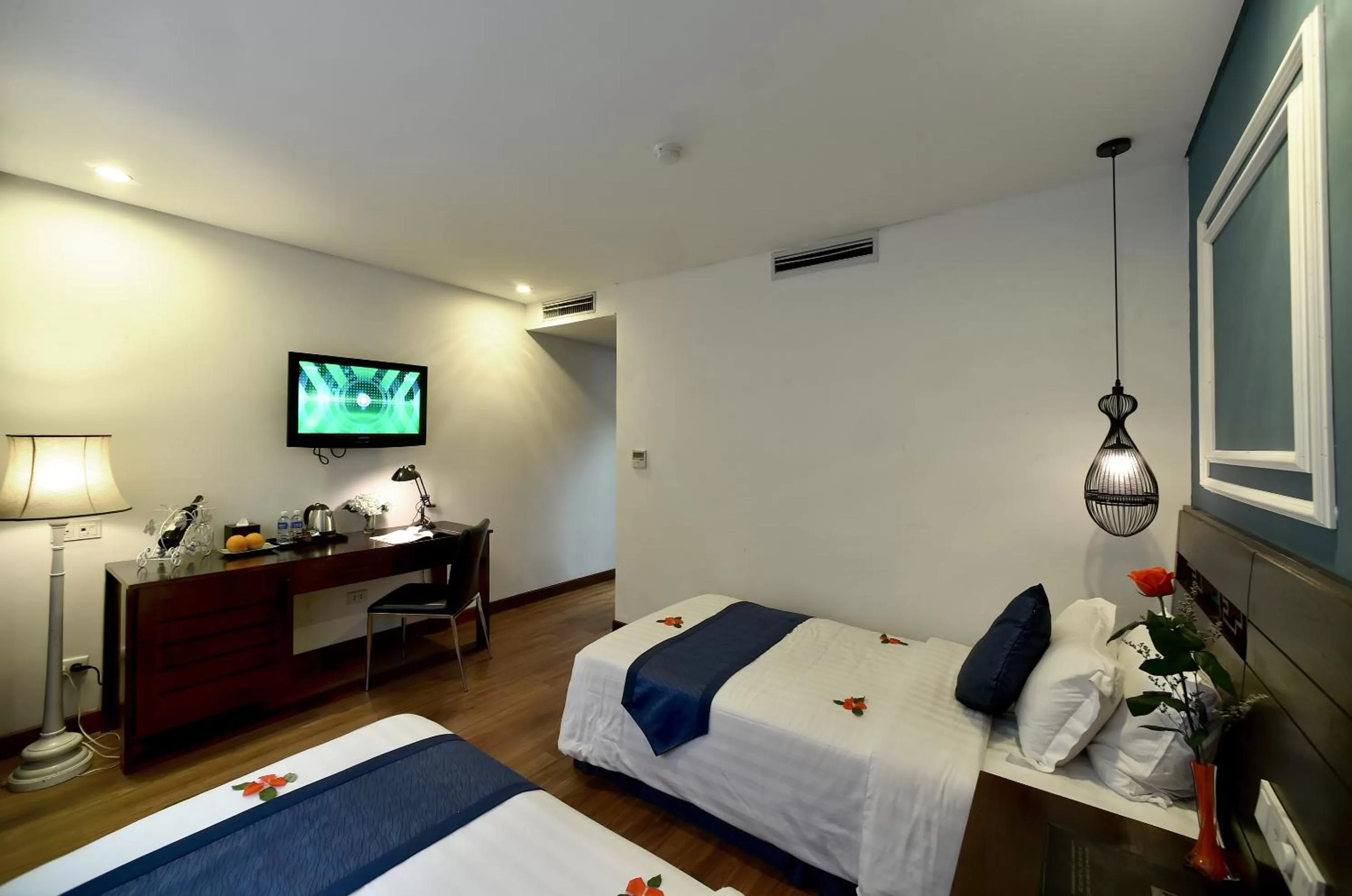 Bed in Hanoi Eternity Hotel