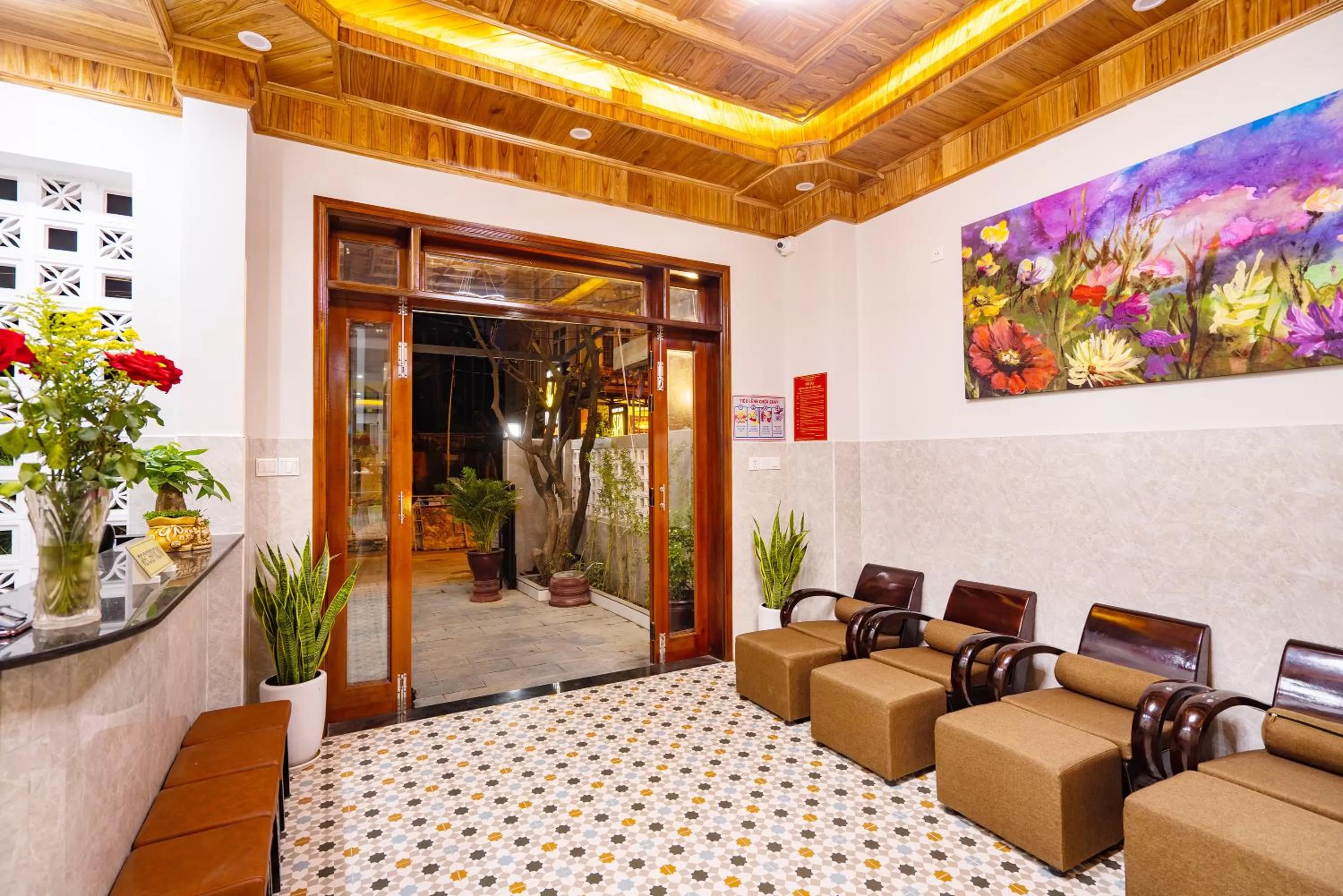 Living room in The Lit Villa Hoi An