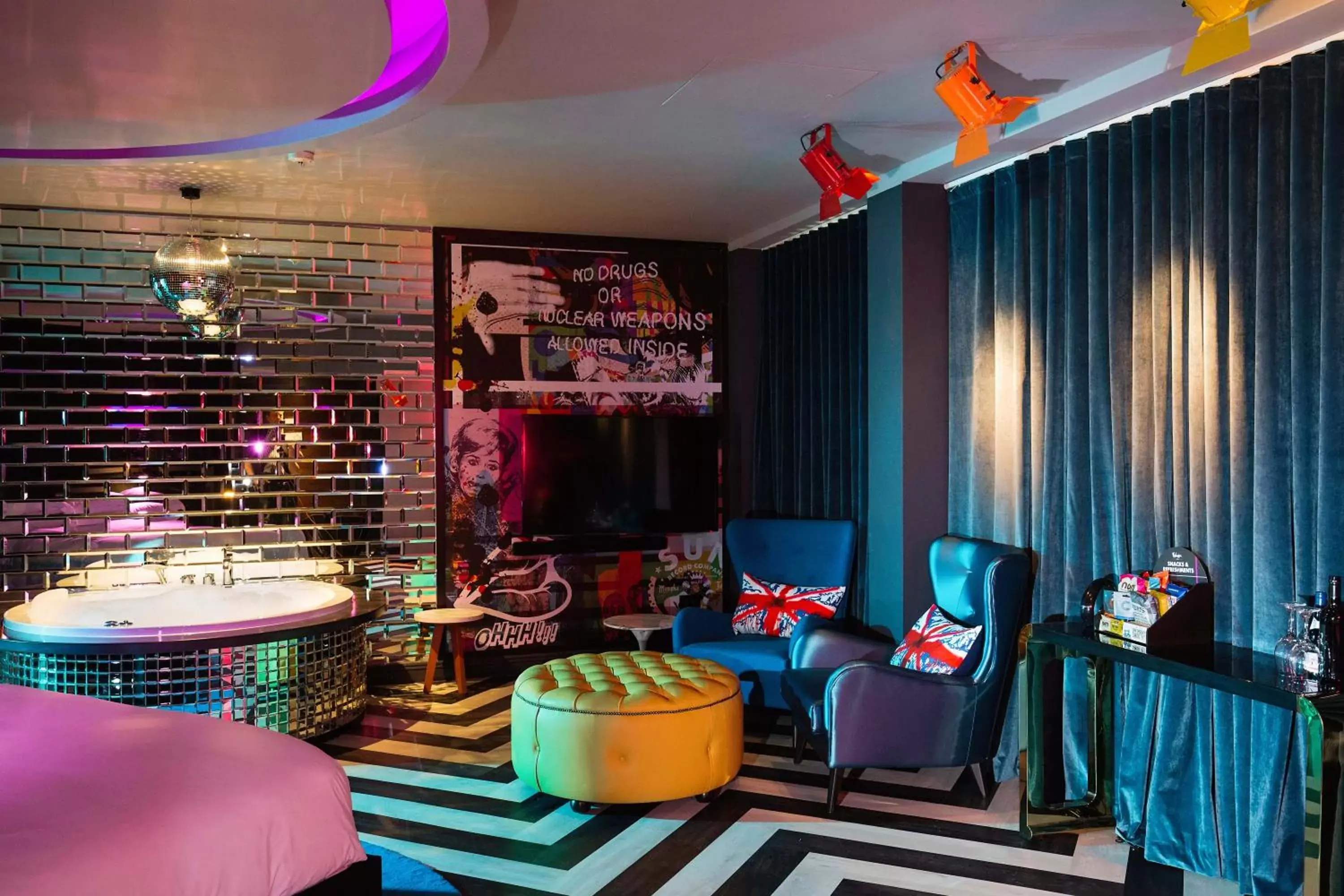 Living room in Malmaison Birmingham