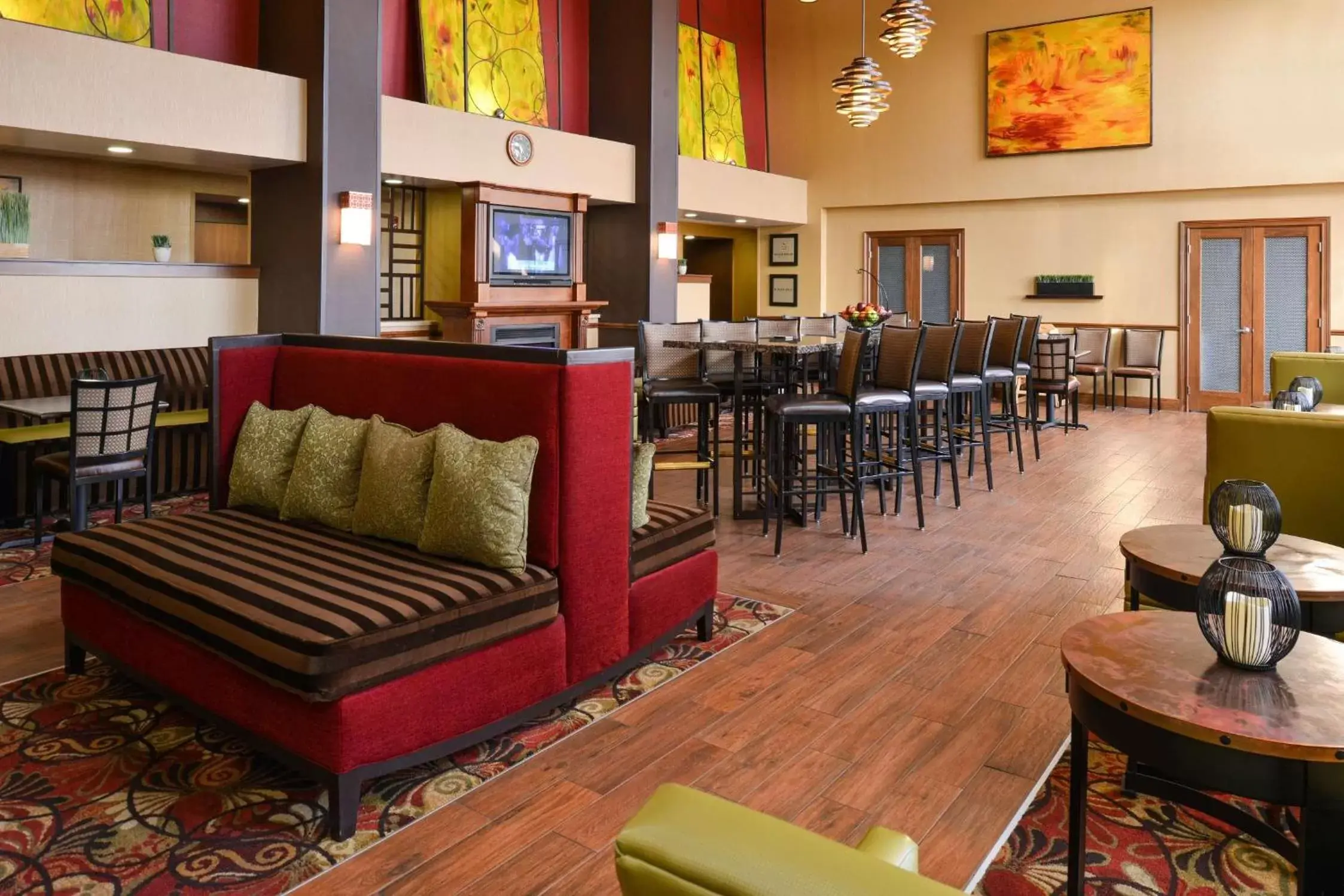 Lobby or reception in Hampton Inn & Suites Springboro