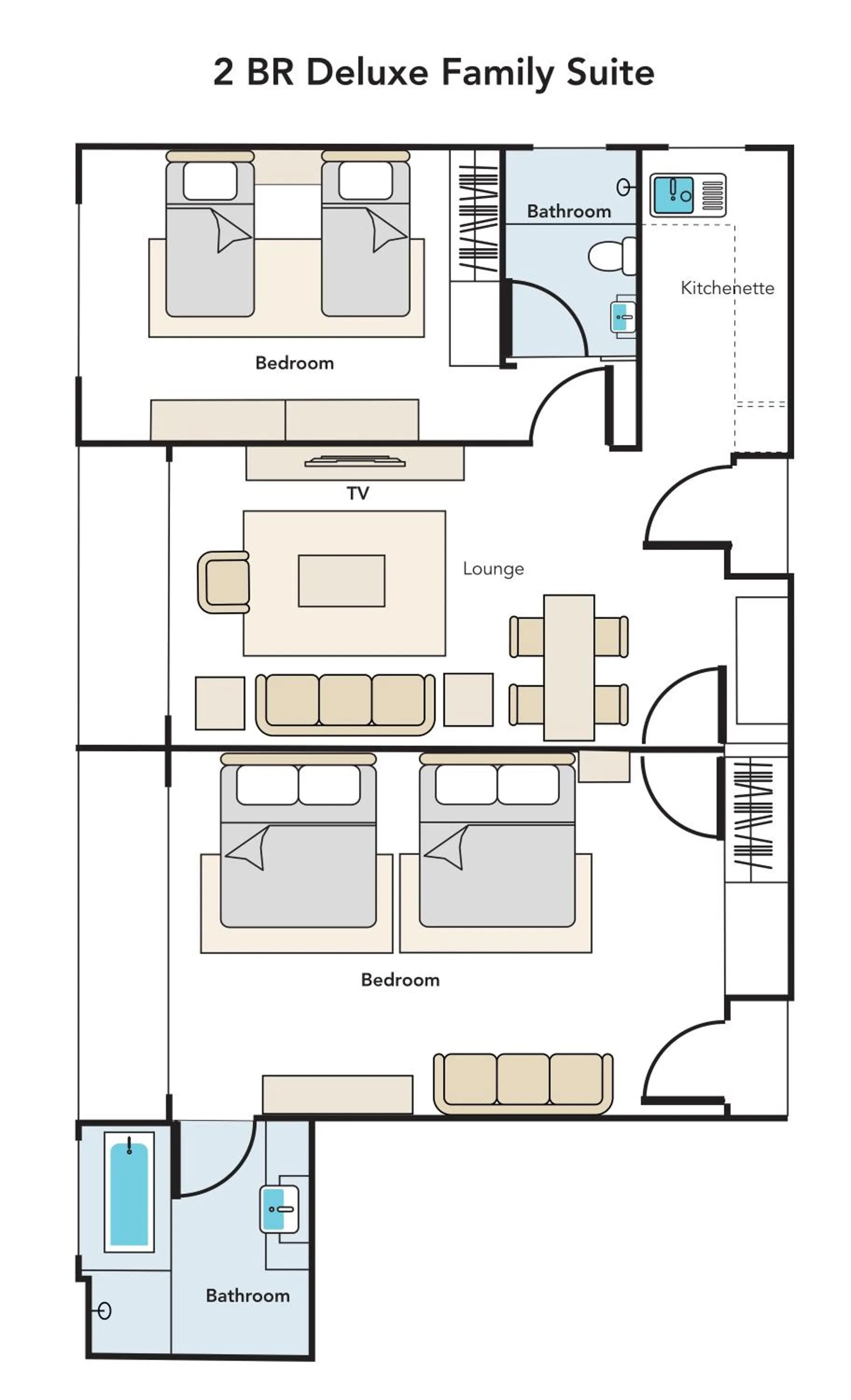 Floor plan in Acappella Suite Hotel, Shah Alam