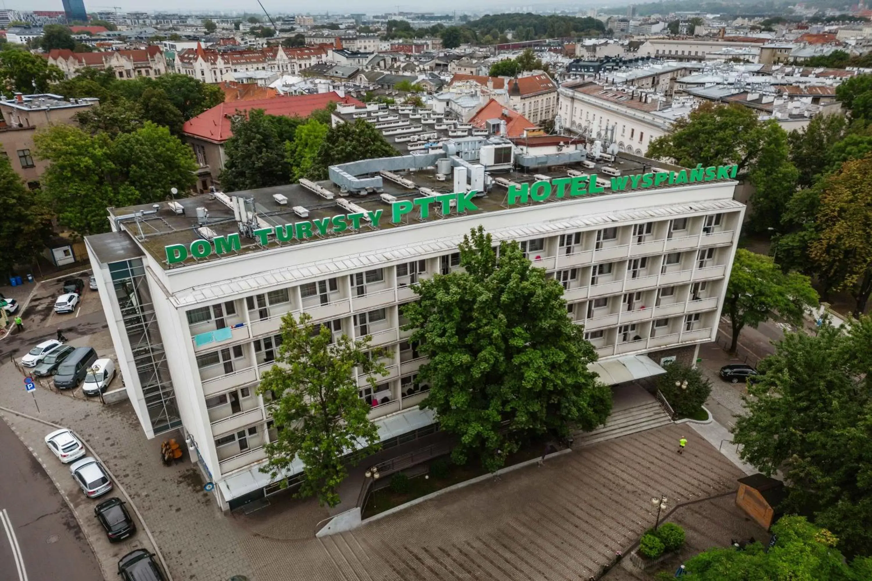 Property building, Bird's-eye View in Hotel Wyspiański