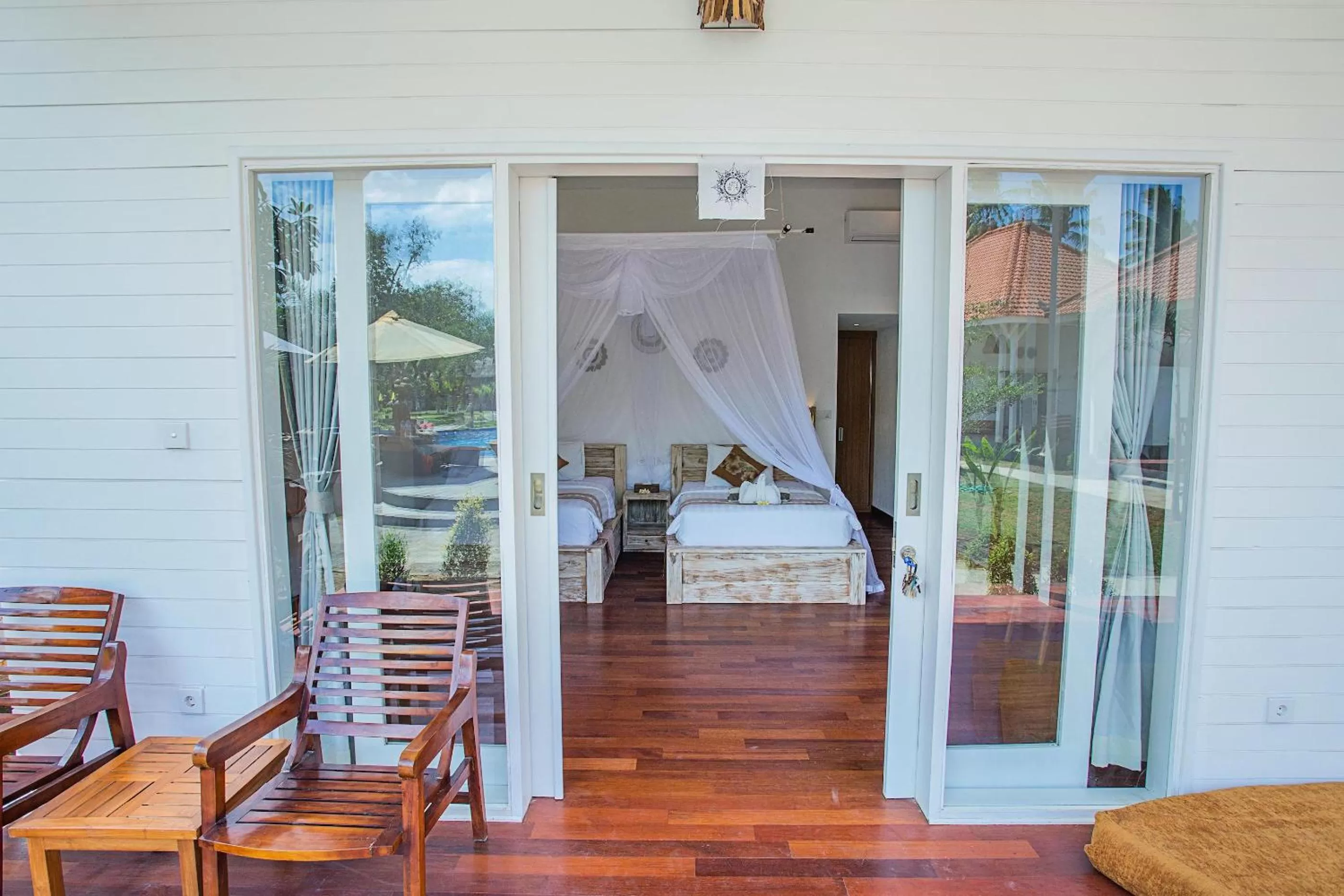 Patio, Bed in Sanghyang Bay Villas