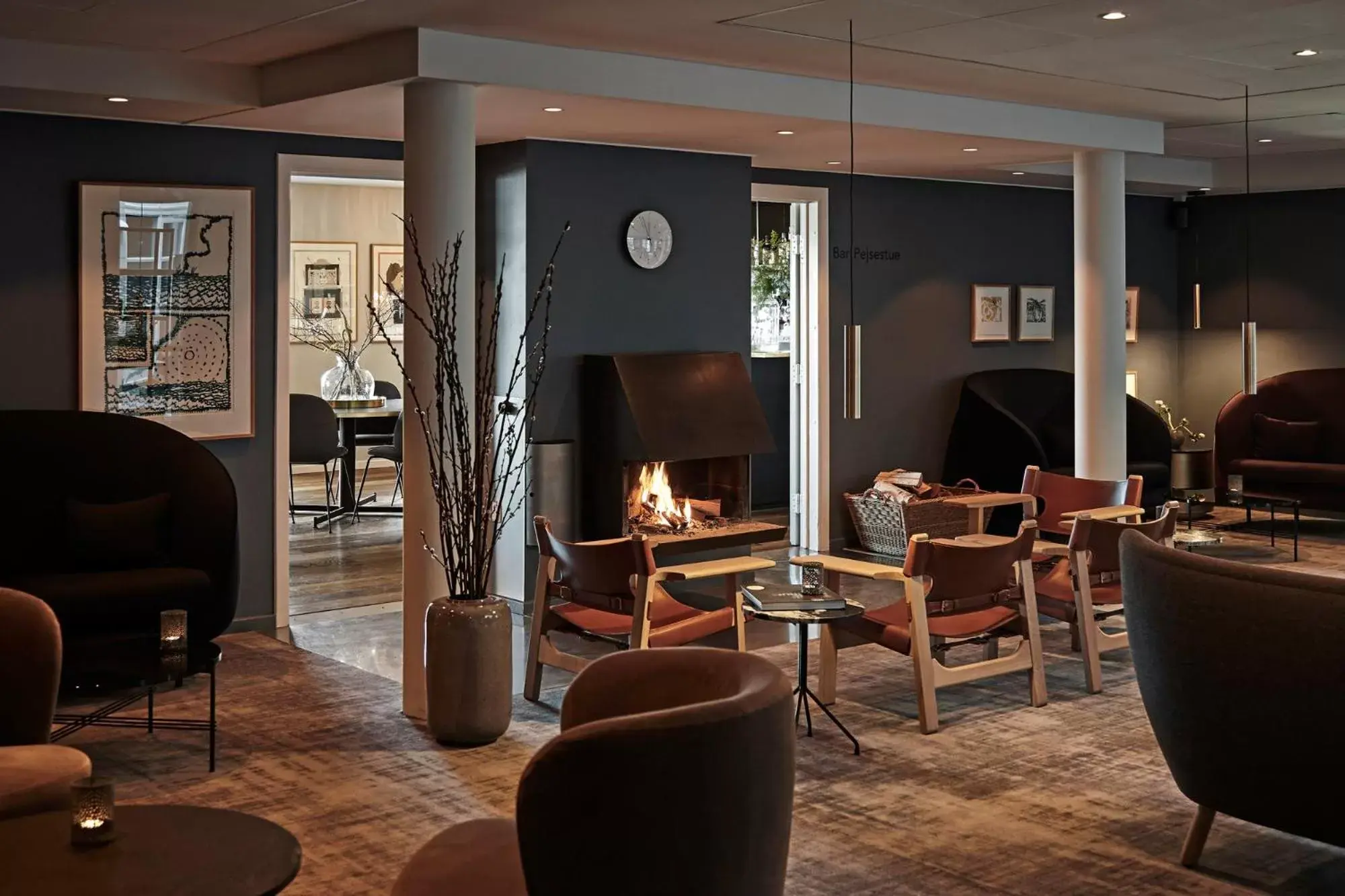 Lobby or reception, Lounge/Bar in Comwell Kongebrogaarden