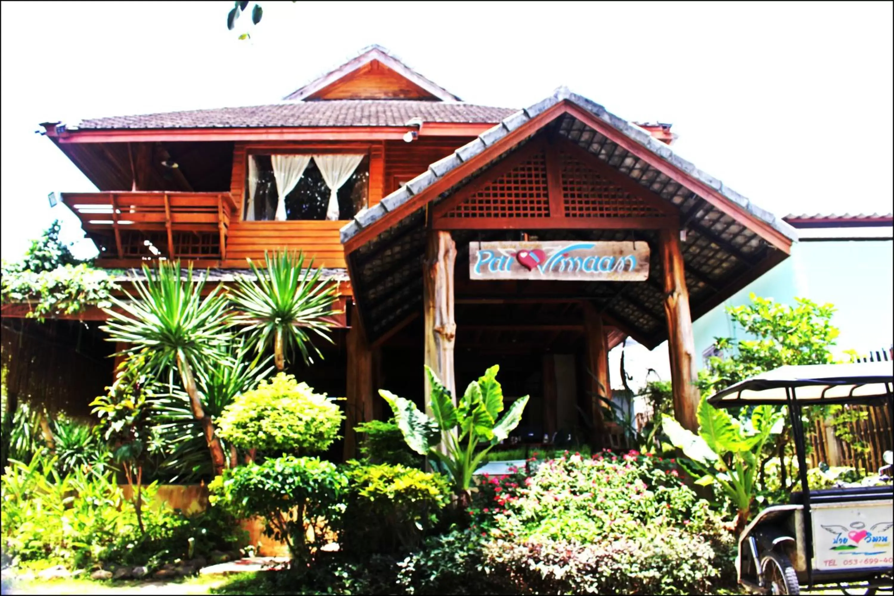 Bird's eye view, Property Building in Pai Vimaan Resort
