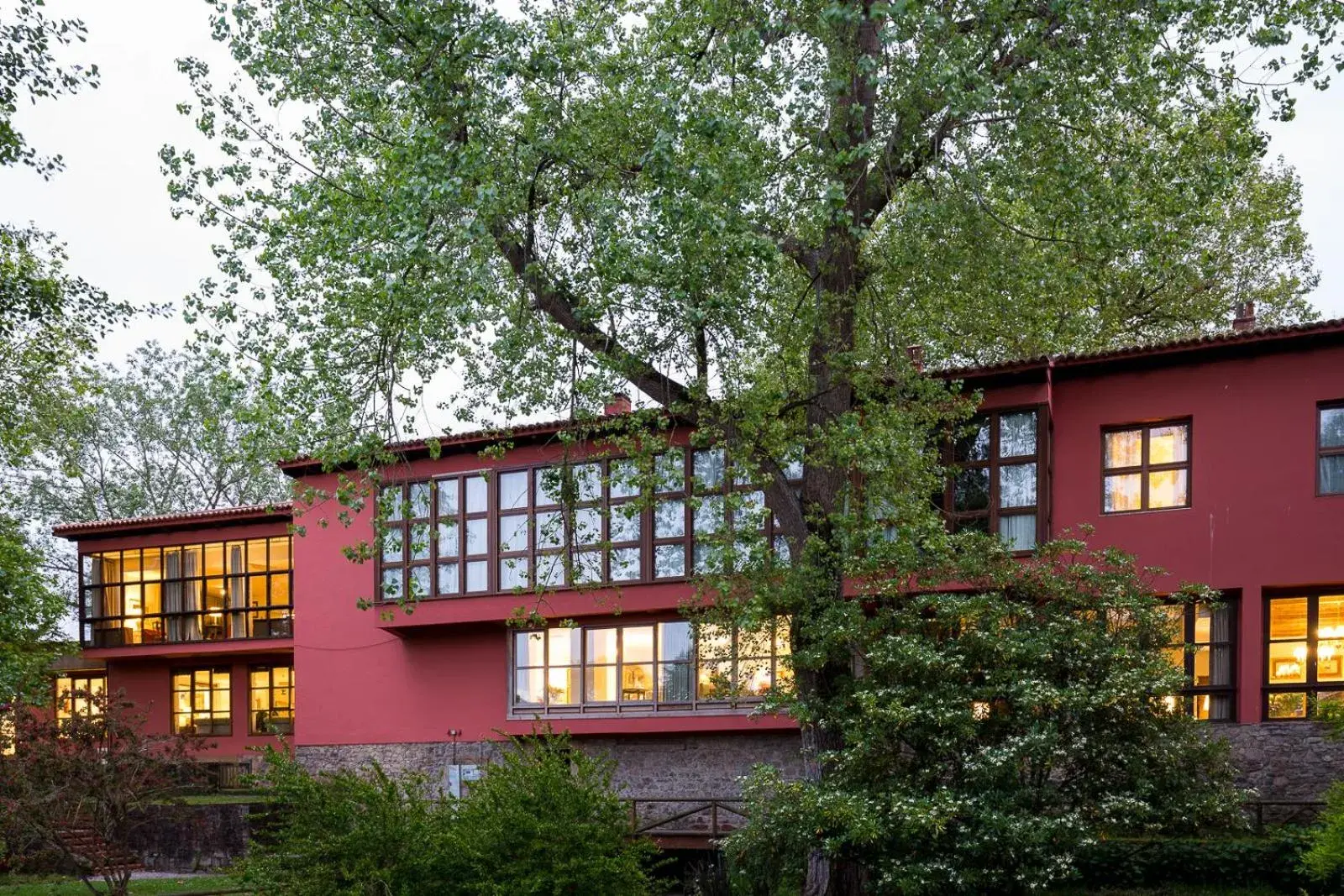 Facade/entrance in Parador de Gijón Facade/entrance in Parador de Gijón