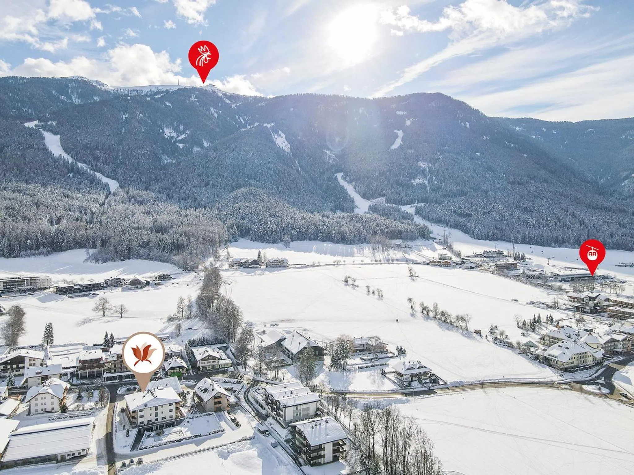 Property building in Hotel B&B Feldmessner