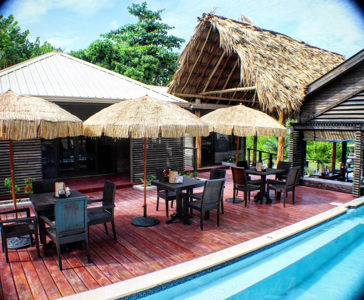 Balcony/Terrace in PUR Boutique Cabanas, Adults Only