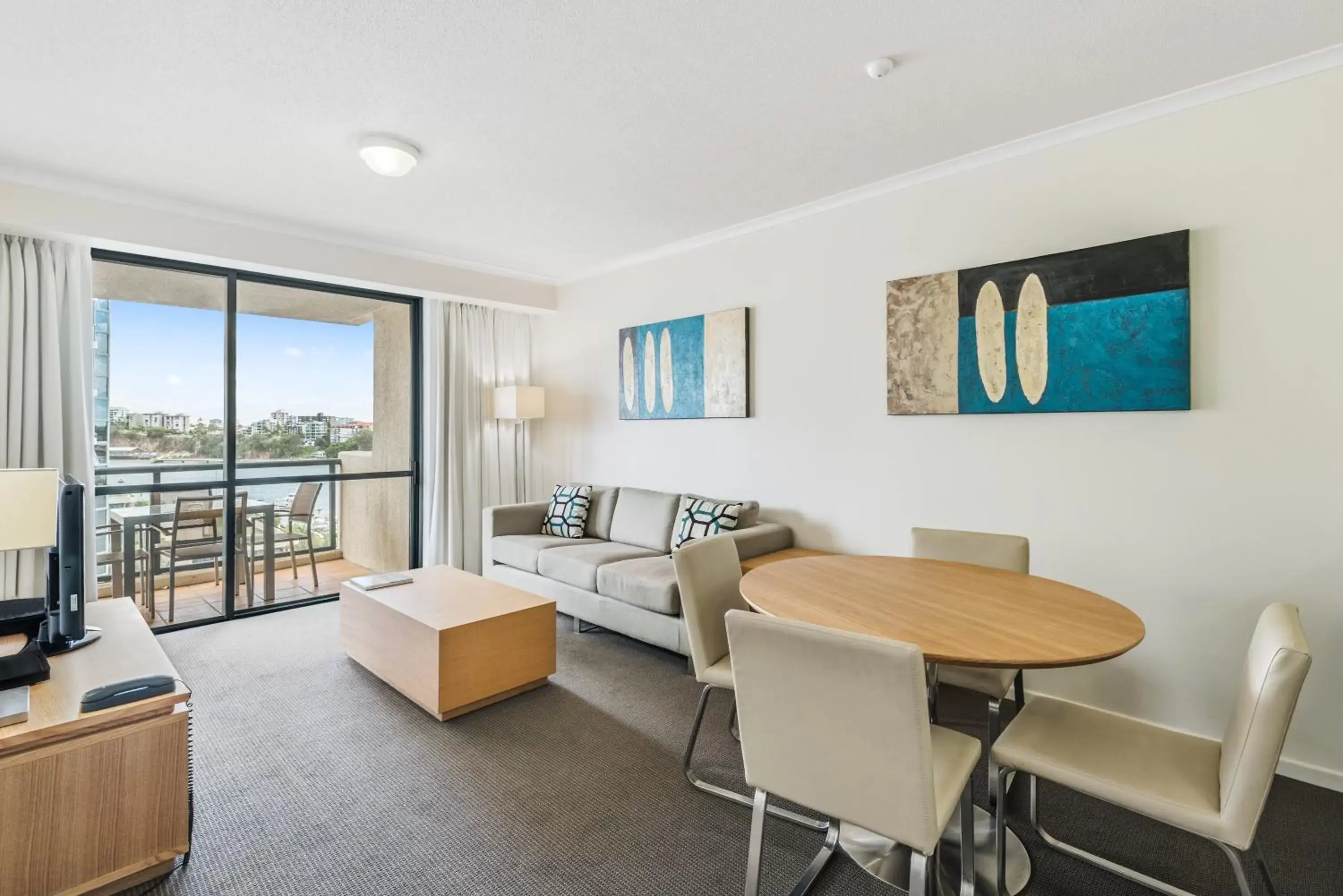 Living room, Dining Area in Central Dockside Apartment Hotel