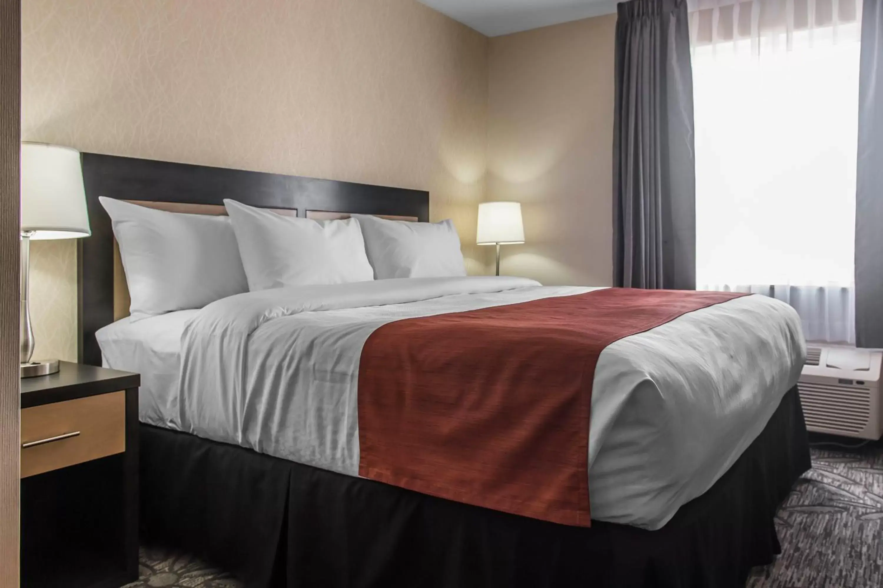 Bed in Quality Inn & Suites Kingston