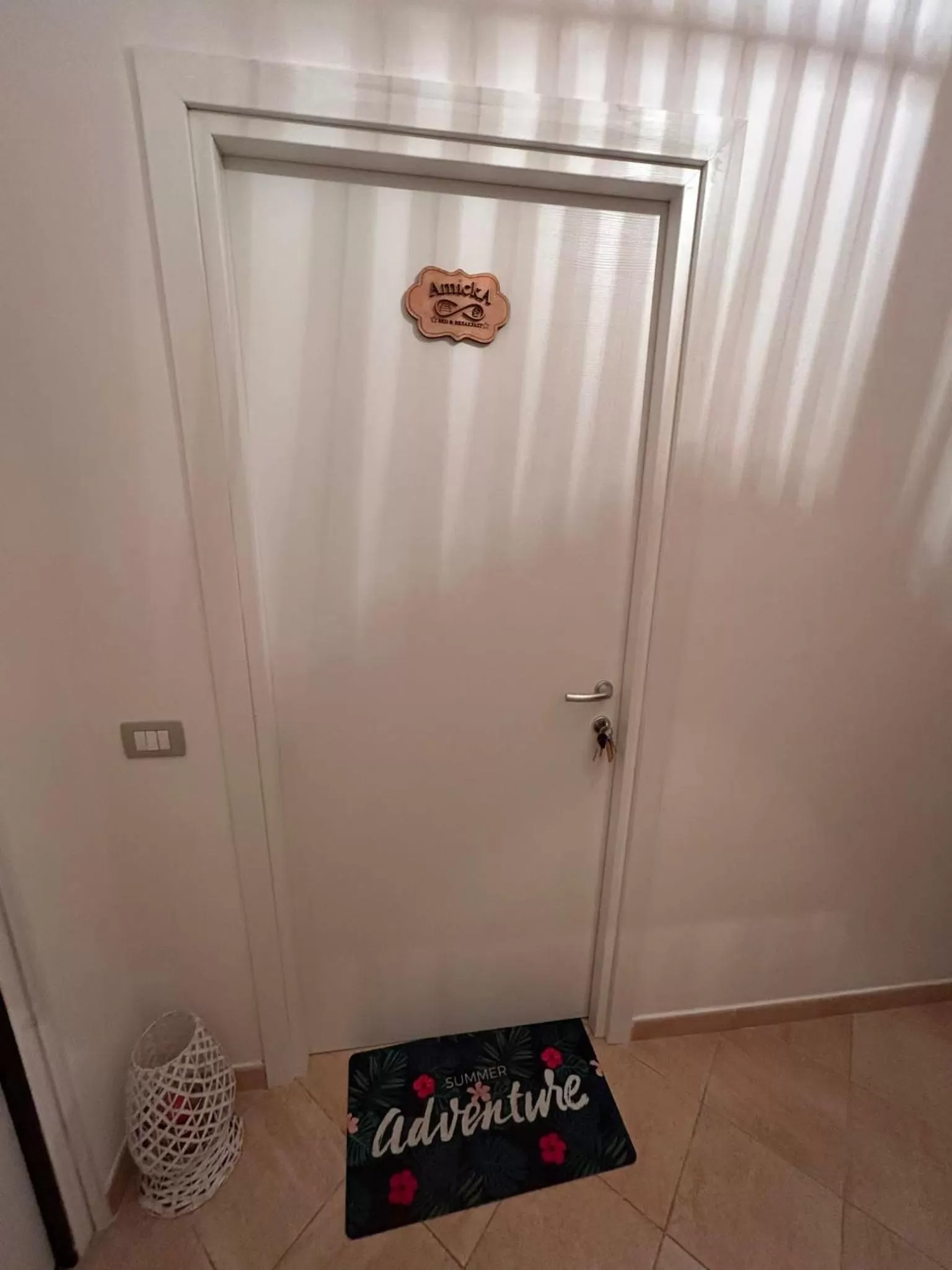 Property building, Bathroom in Amicka B&B