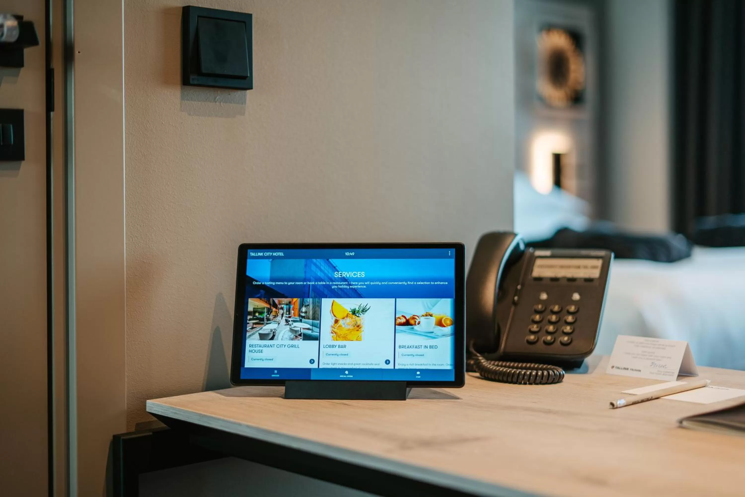 room service in Tallink City Hotel