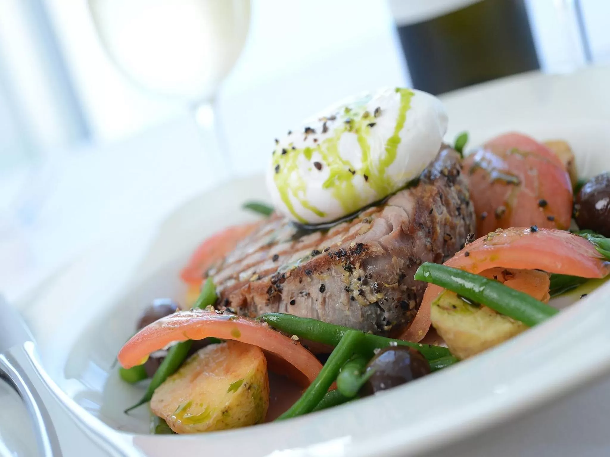 Food in Polurrian on the Lizard