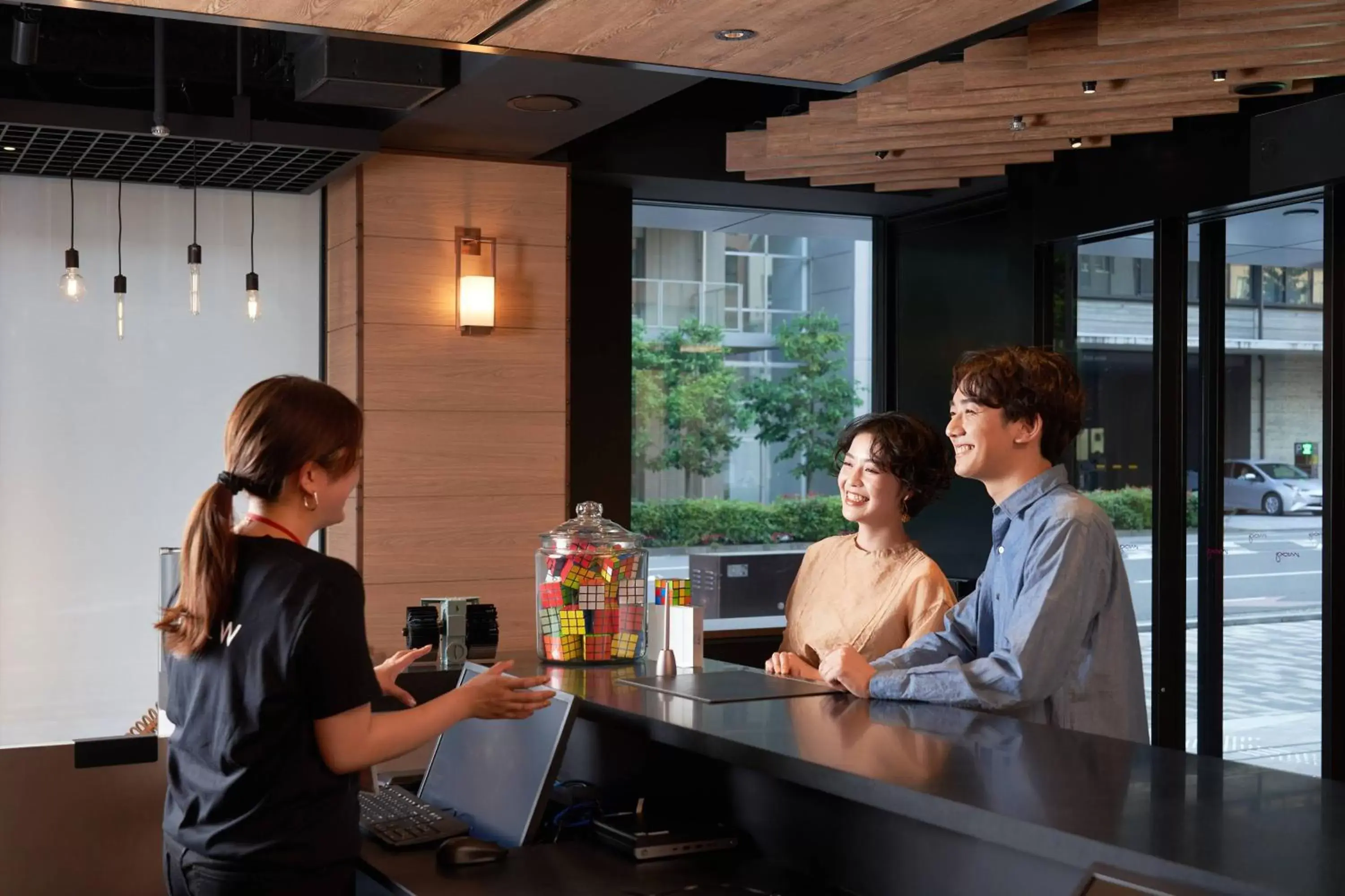 Lobby or reception in Moxy Kyoto Nijo