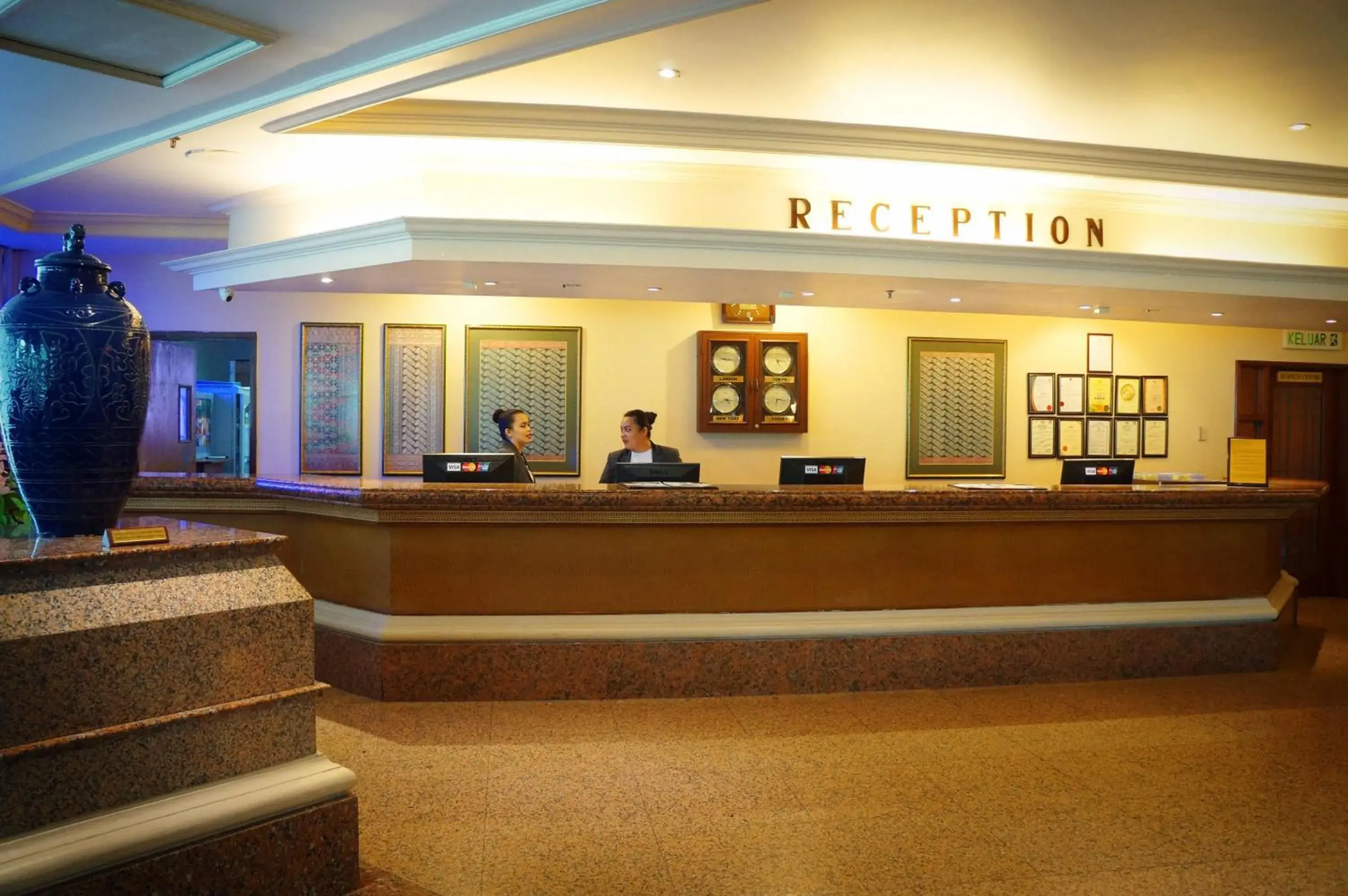 People, Lobby/Reception in Sabah Oriental Hotel