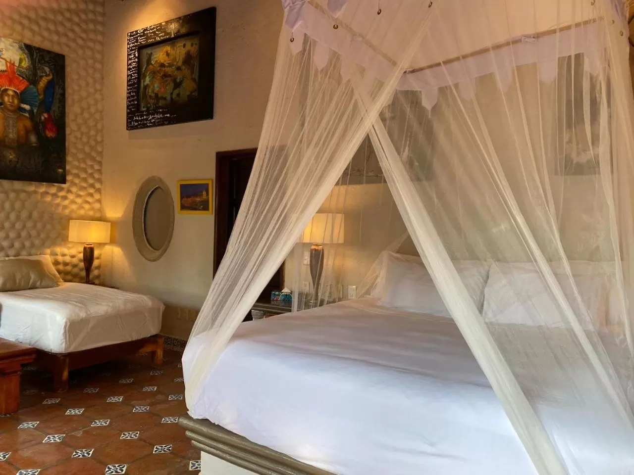 Bed in ETNICO LOCAL HOUSE