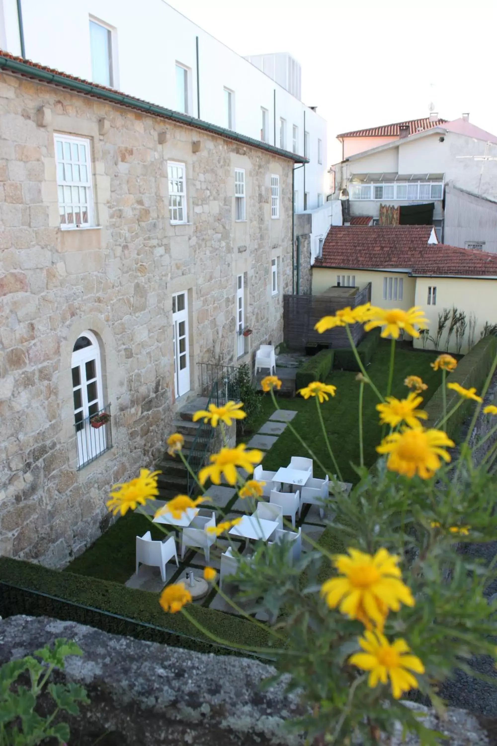 Balcony/Terrace, Property Building in Montebelo Palácio dos Melos Viseu Historic Hotel