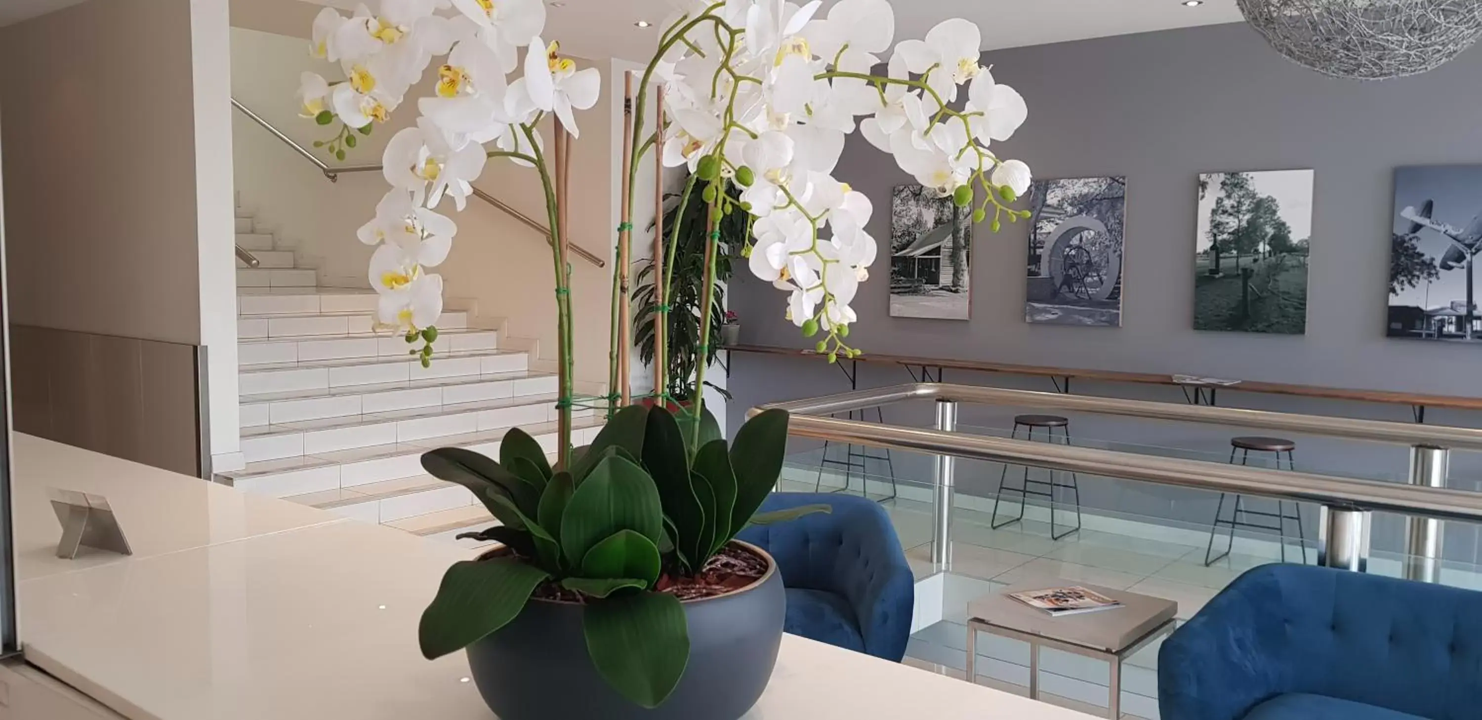 Lobby or reception in The Grand Motel Lobby or reception in The Grand Motel