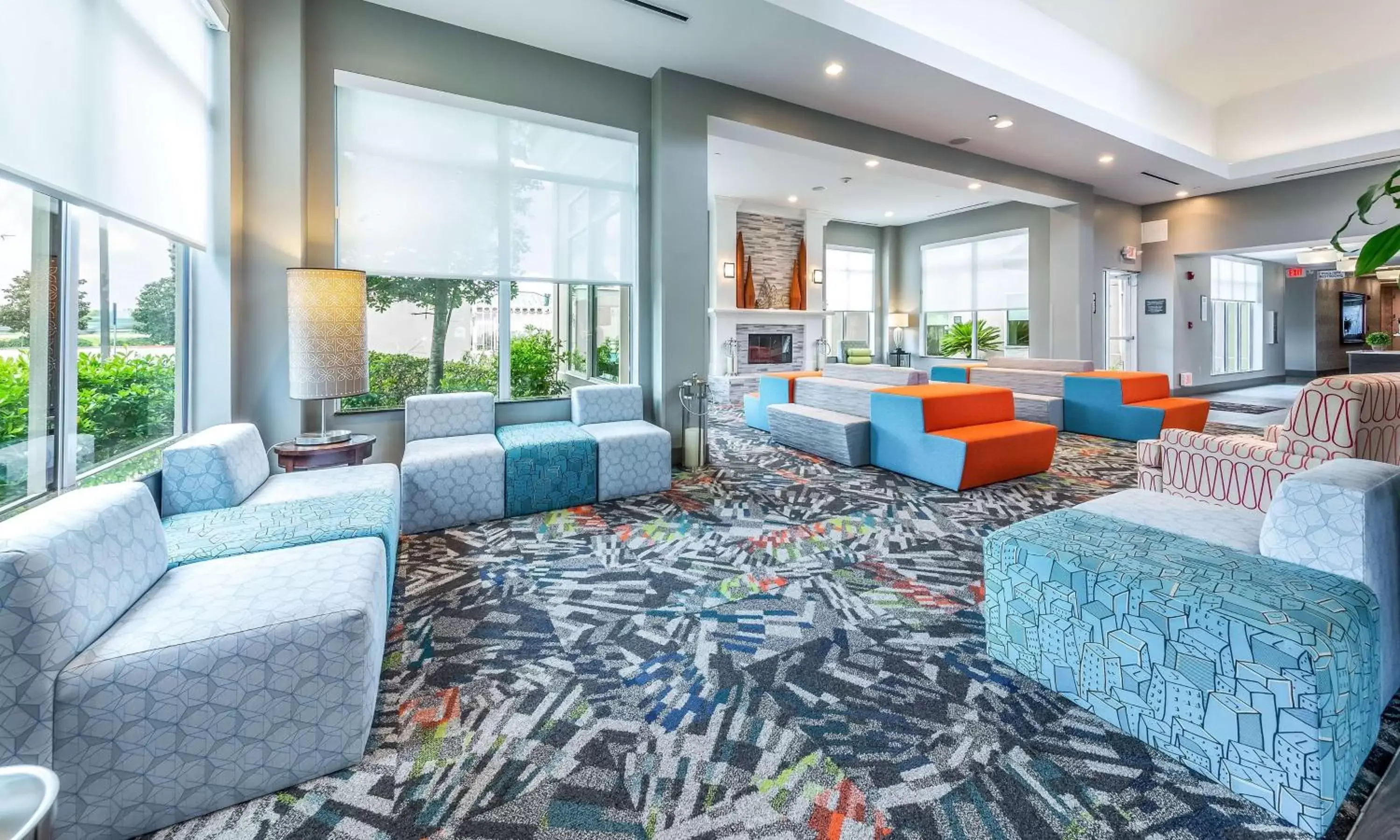 Lobby or reception in Hilton Garden Inn Beaumont