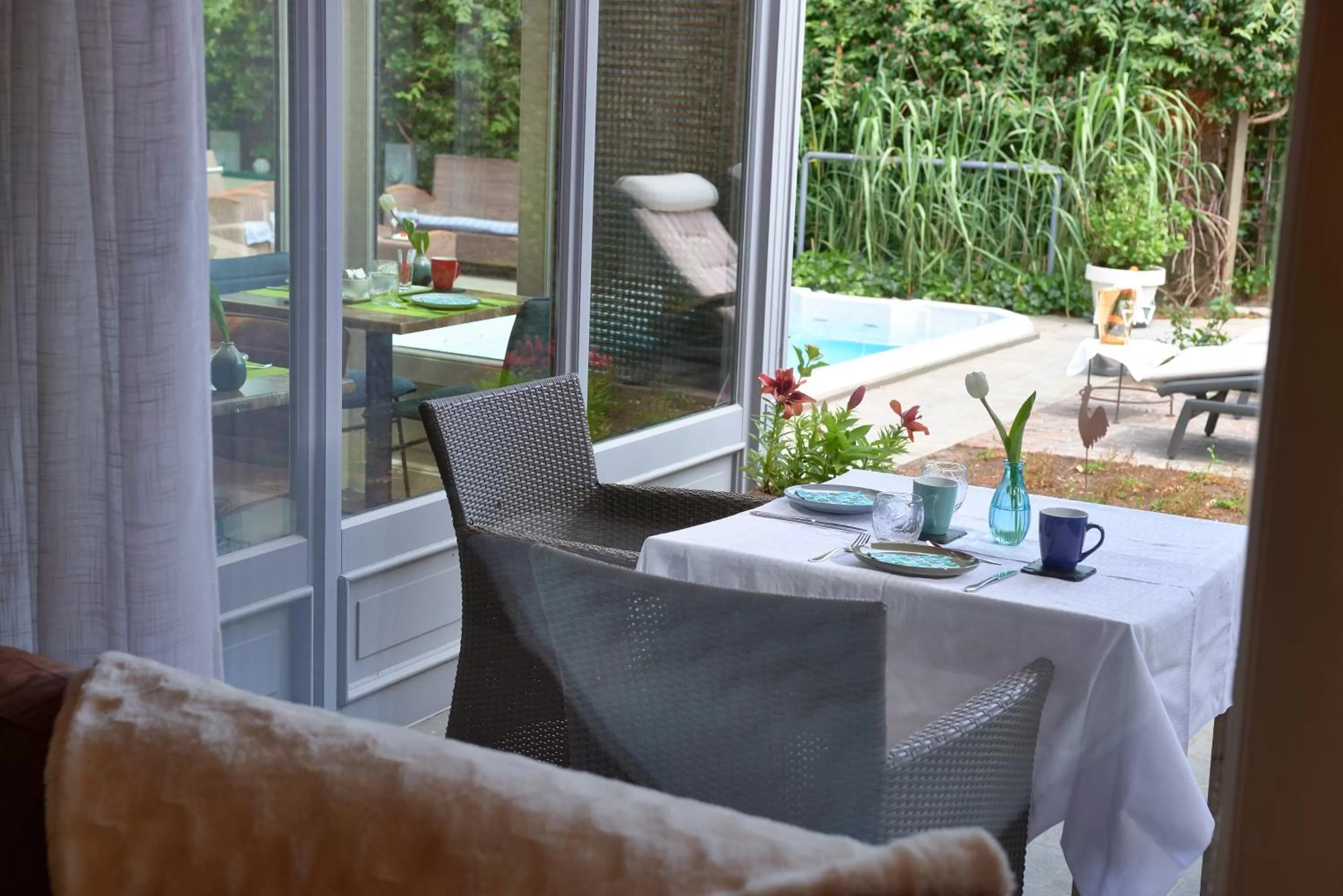 Garden in B&B De Joker