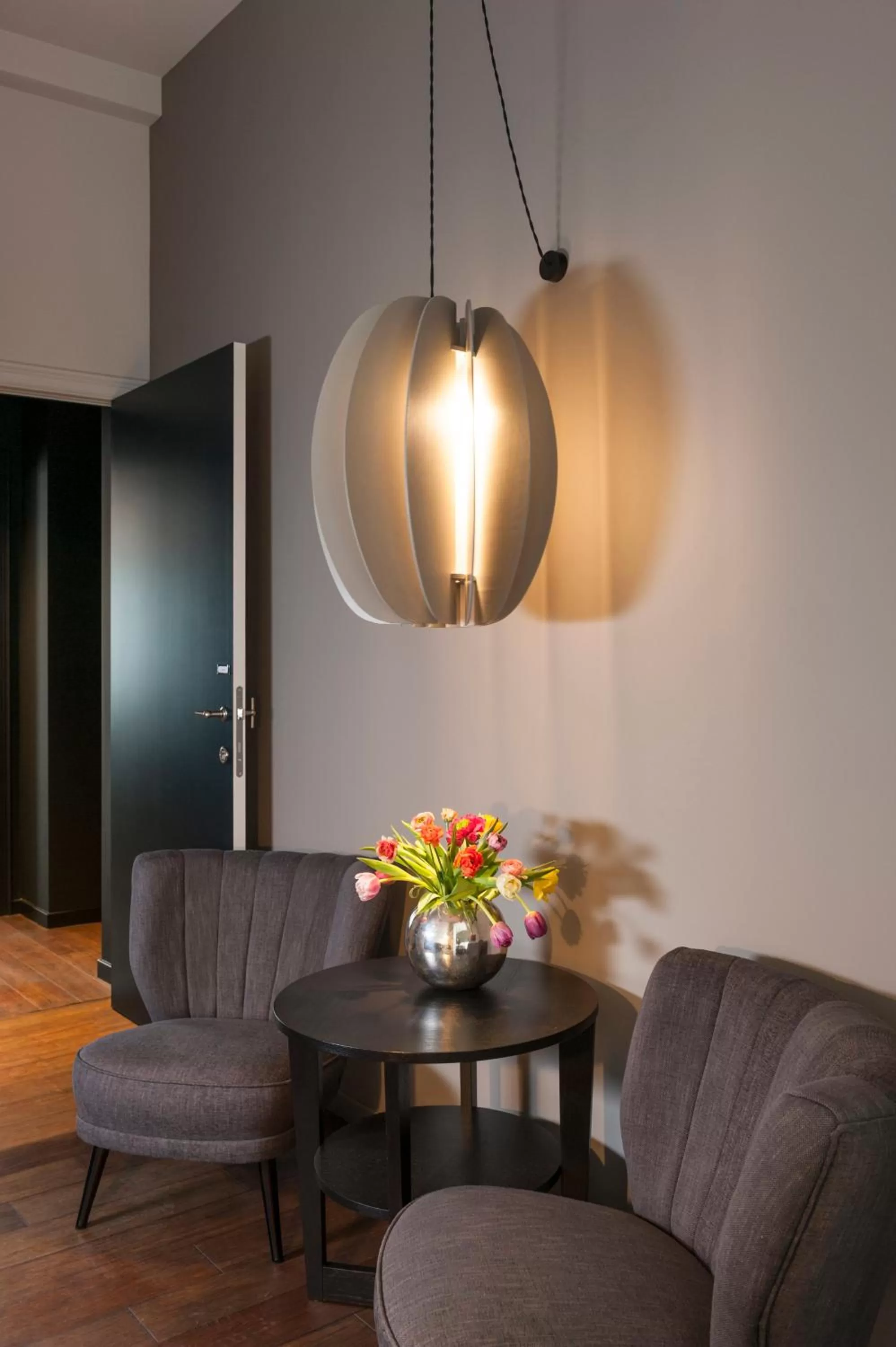 Living room in Zakske13 - Design Boutique B&B in Bruges city centre