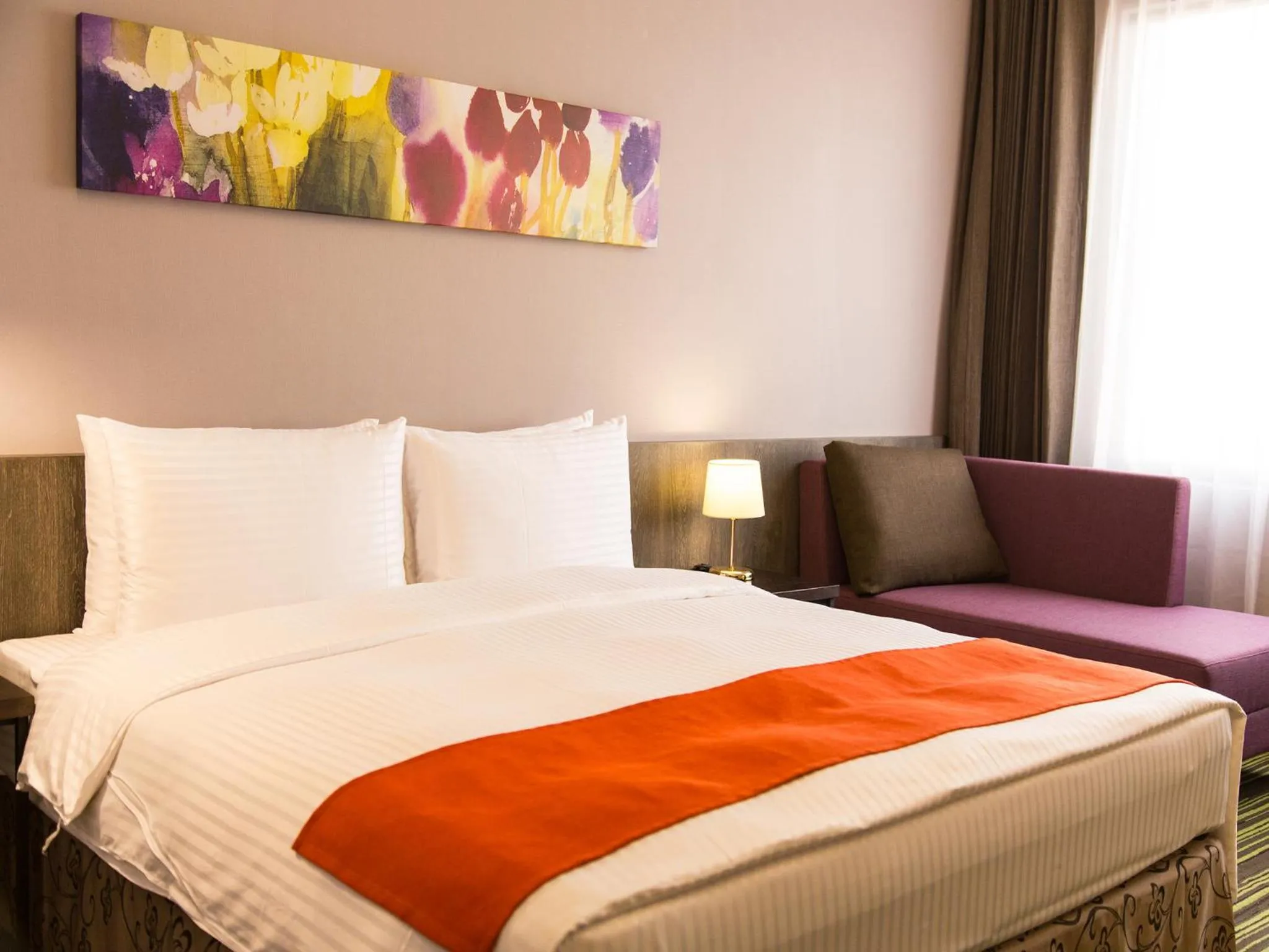 City view, Bed in Hoya Resort Hotel Kaohsiung