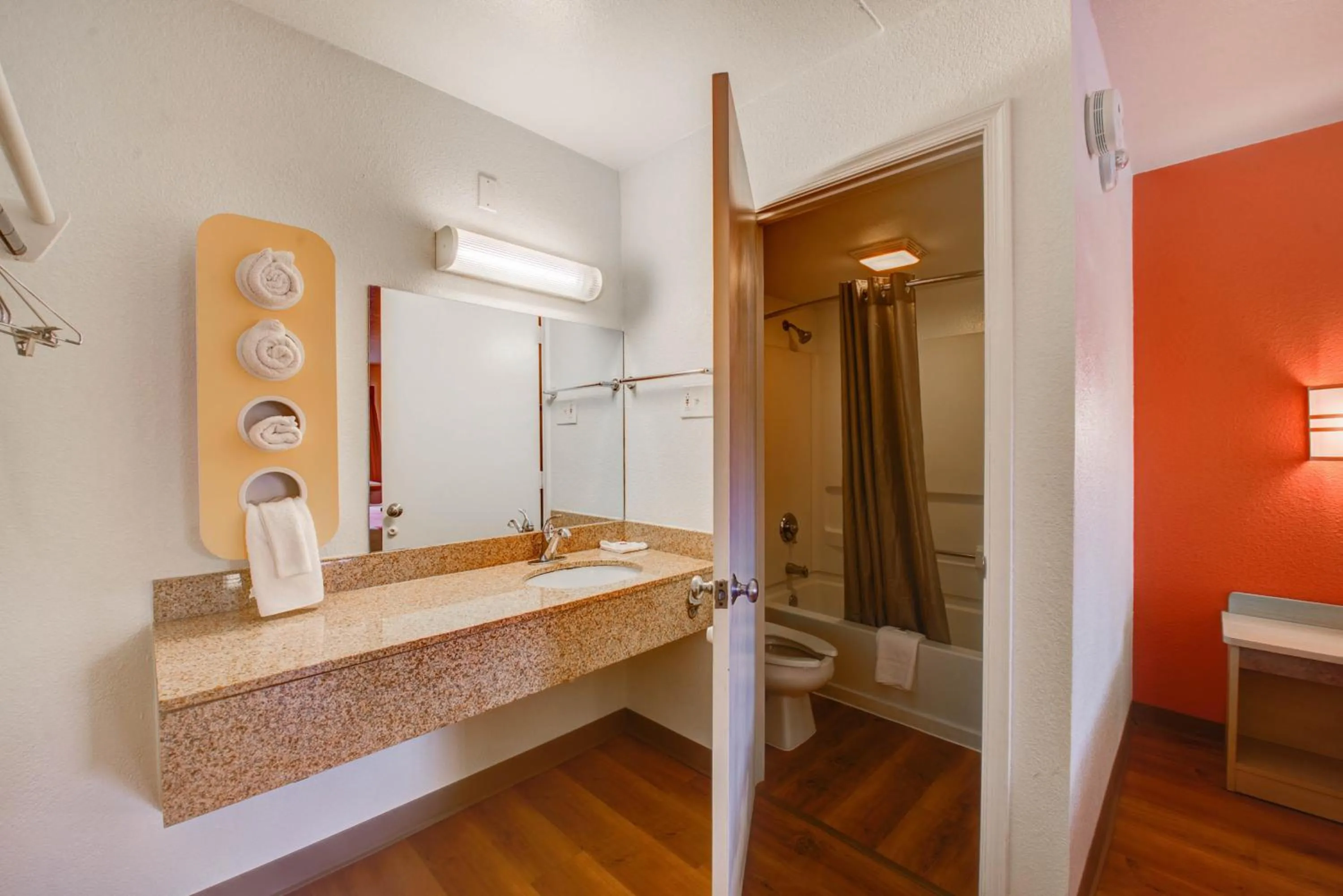 Toilet in Motel 6-Norfolk, VA