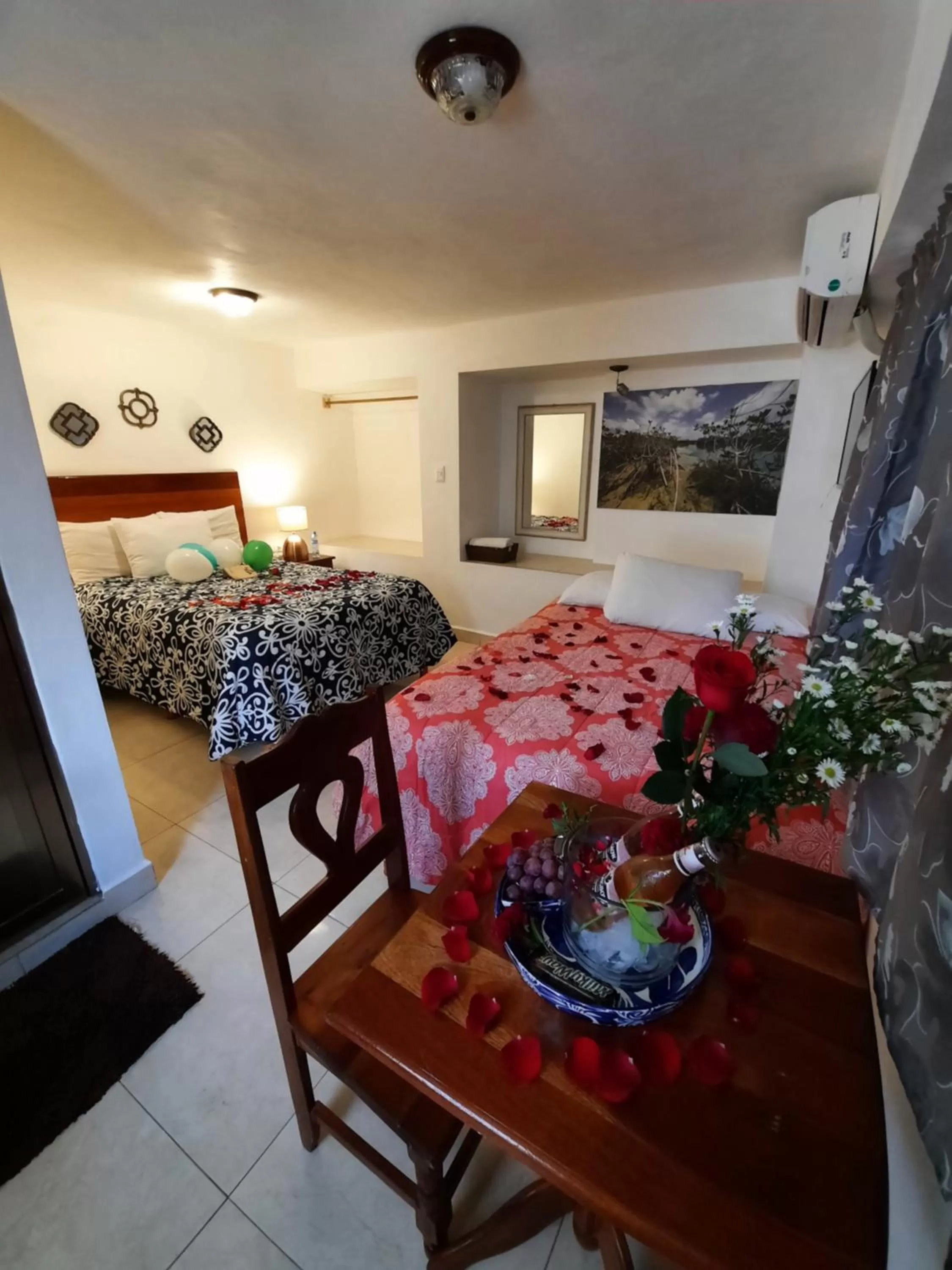 Bed in Hotel Casa Lima Bacalar