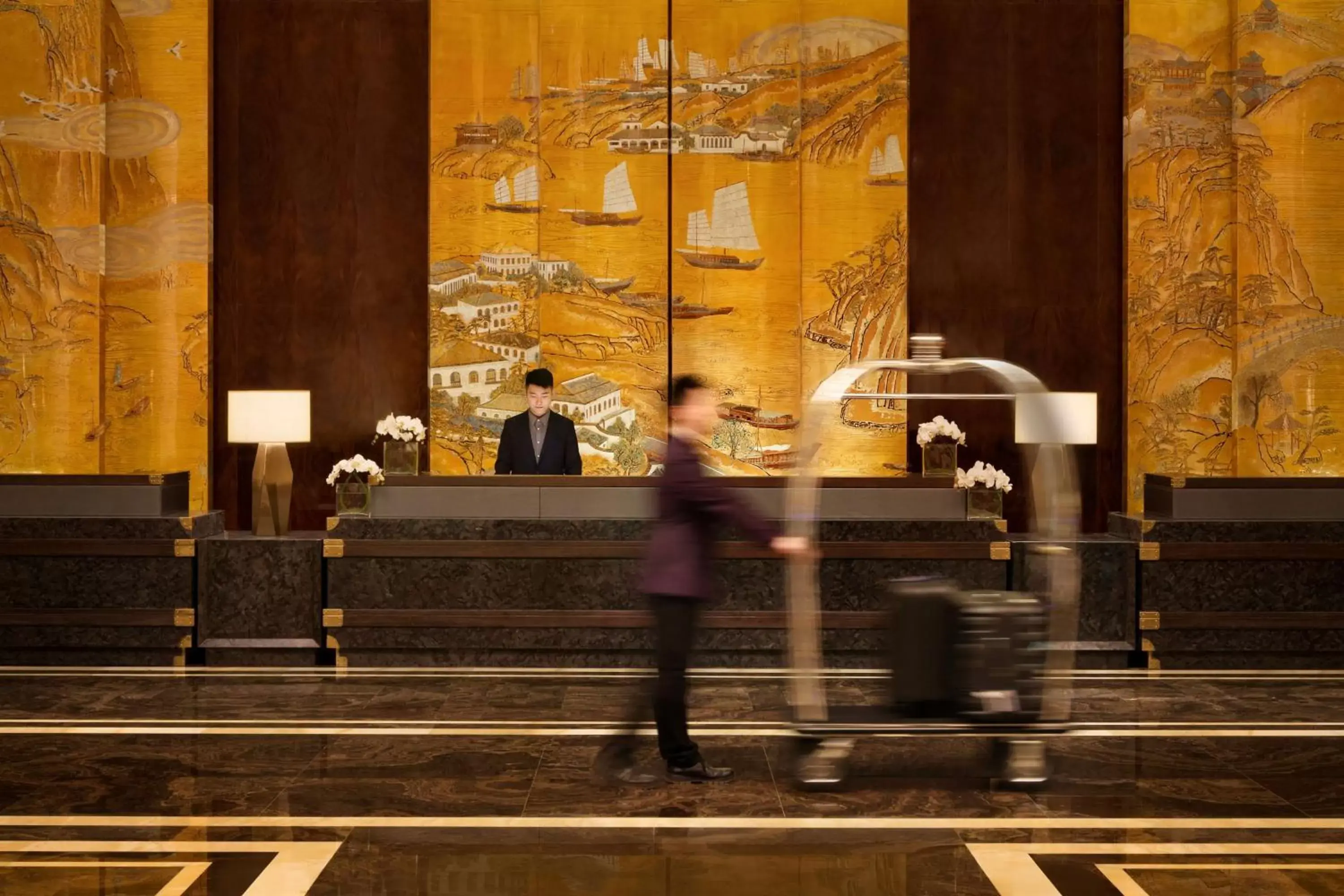 Lobby or reception in Kempinski Hotel Fuzhou