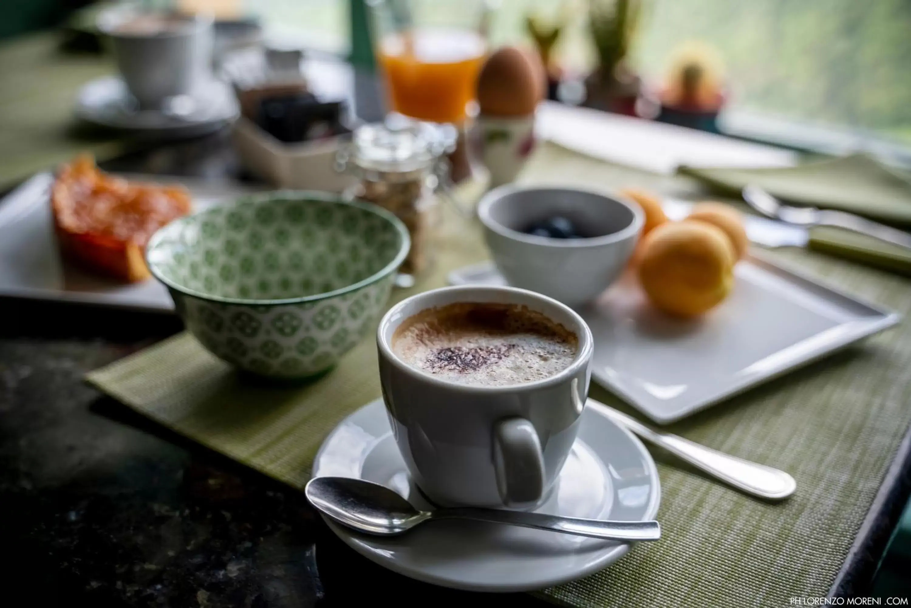 Continental breakfast in Hotel Colonne