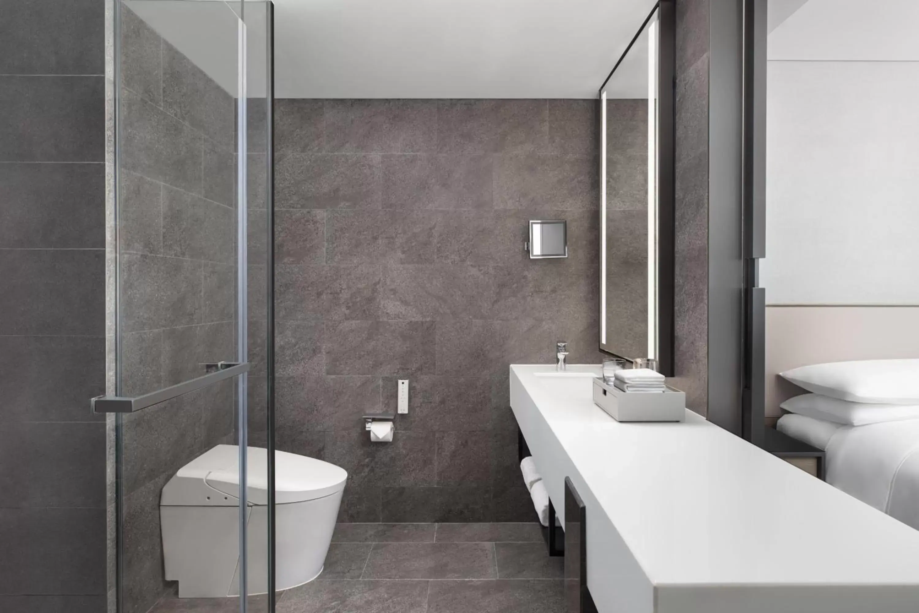 Bathroom in AC Hotel by Marriott Suzhou China