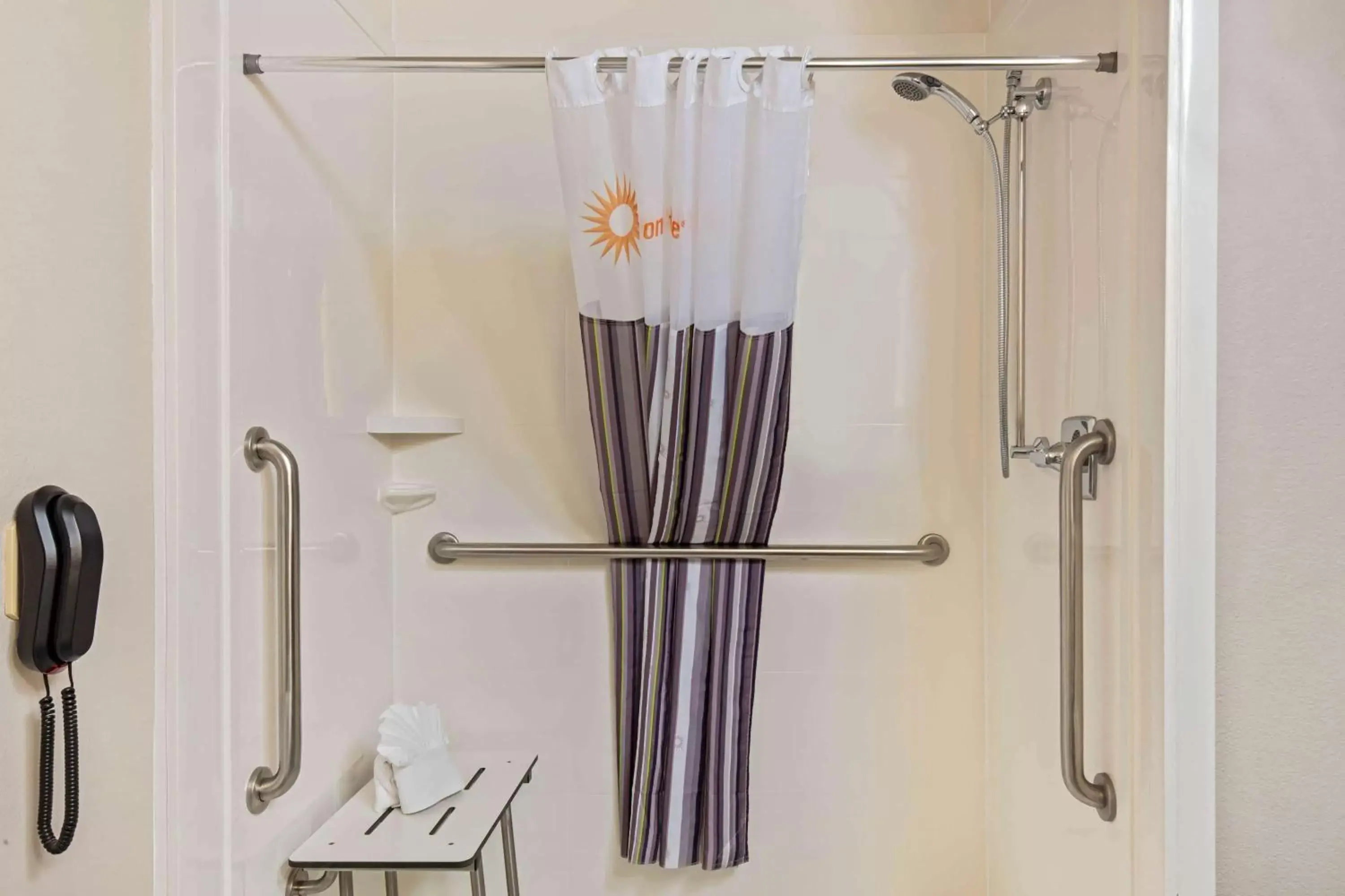 Shower, Bathroom in La Quinta Inn & Suites by Wyndham Las Vegas Nellis