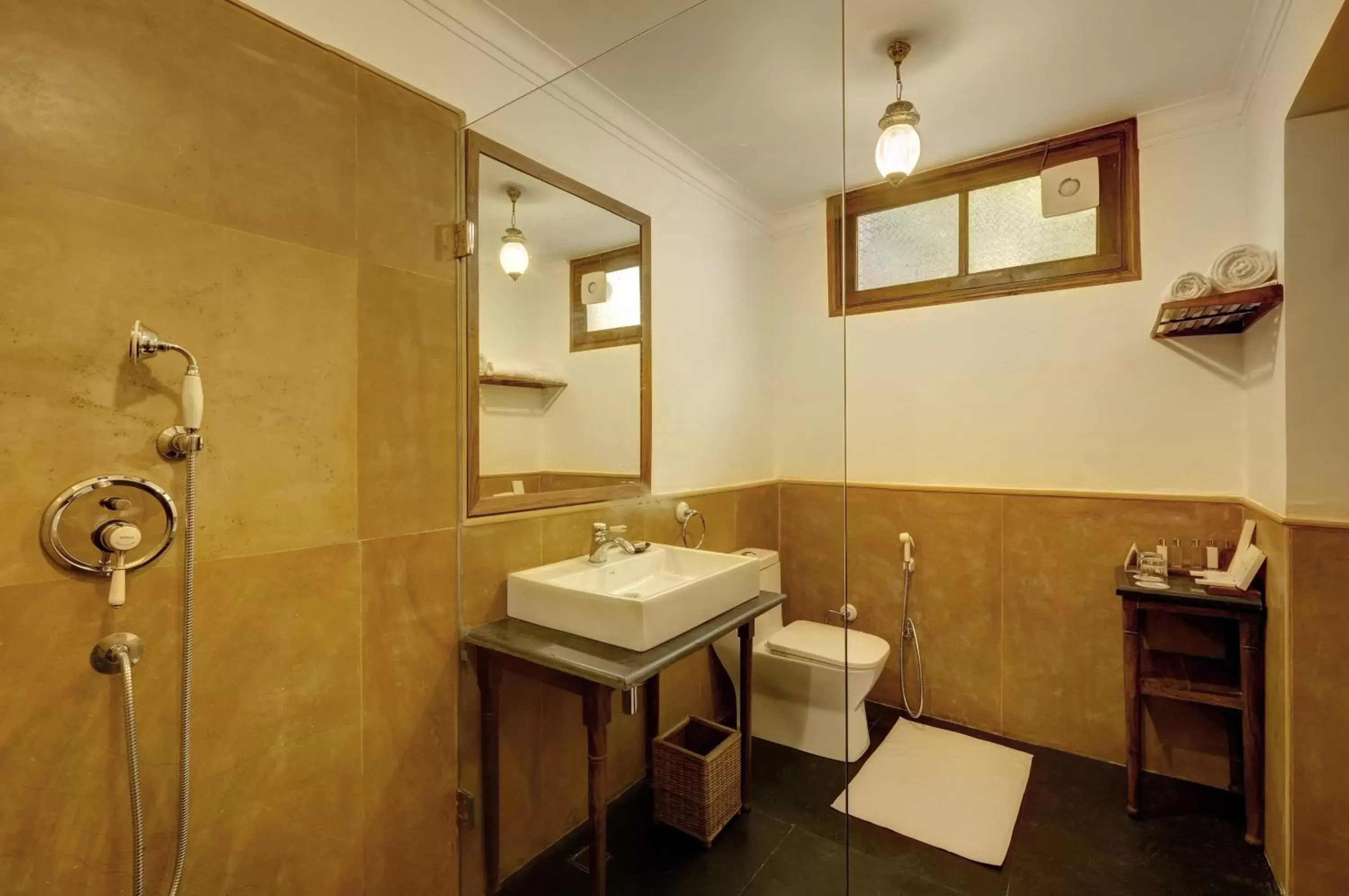 Bathroom in lebua Lucknow