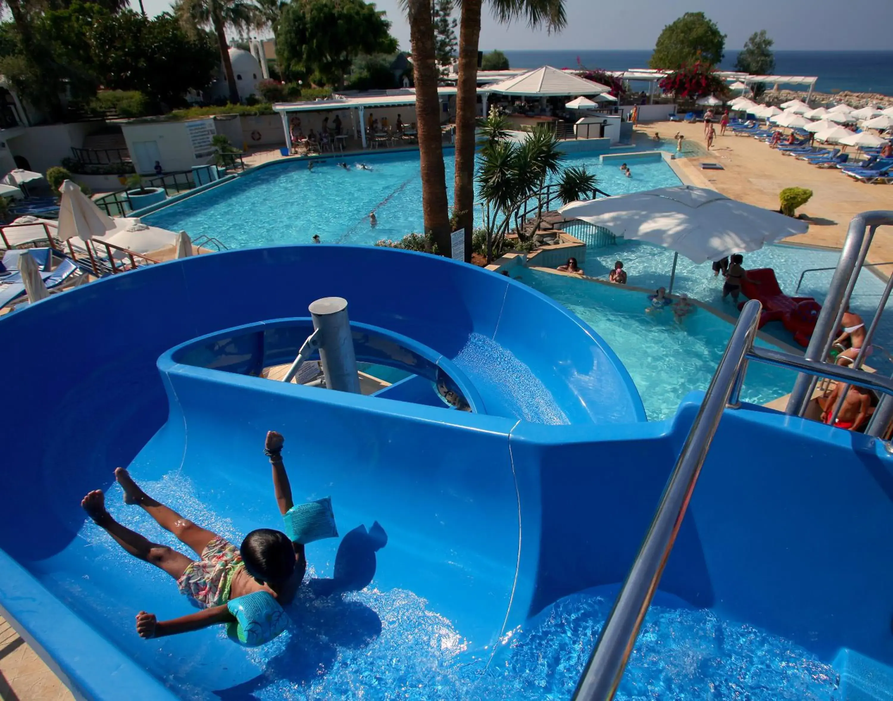 Swimming pool, Water Park in Golden Coast Beach Hotel