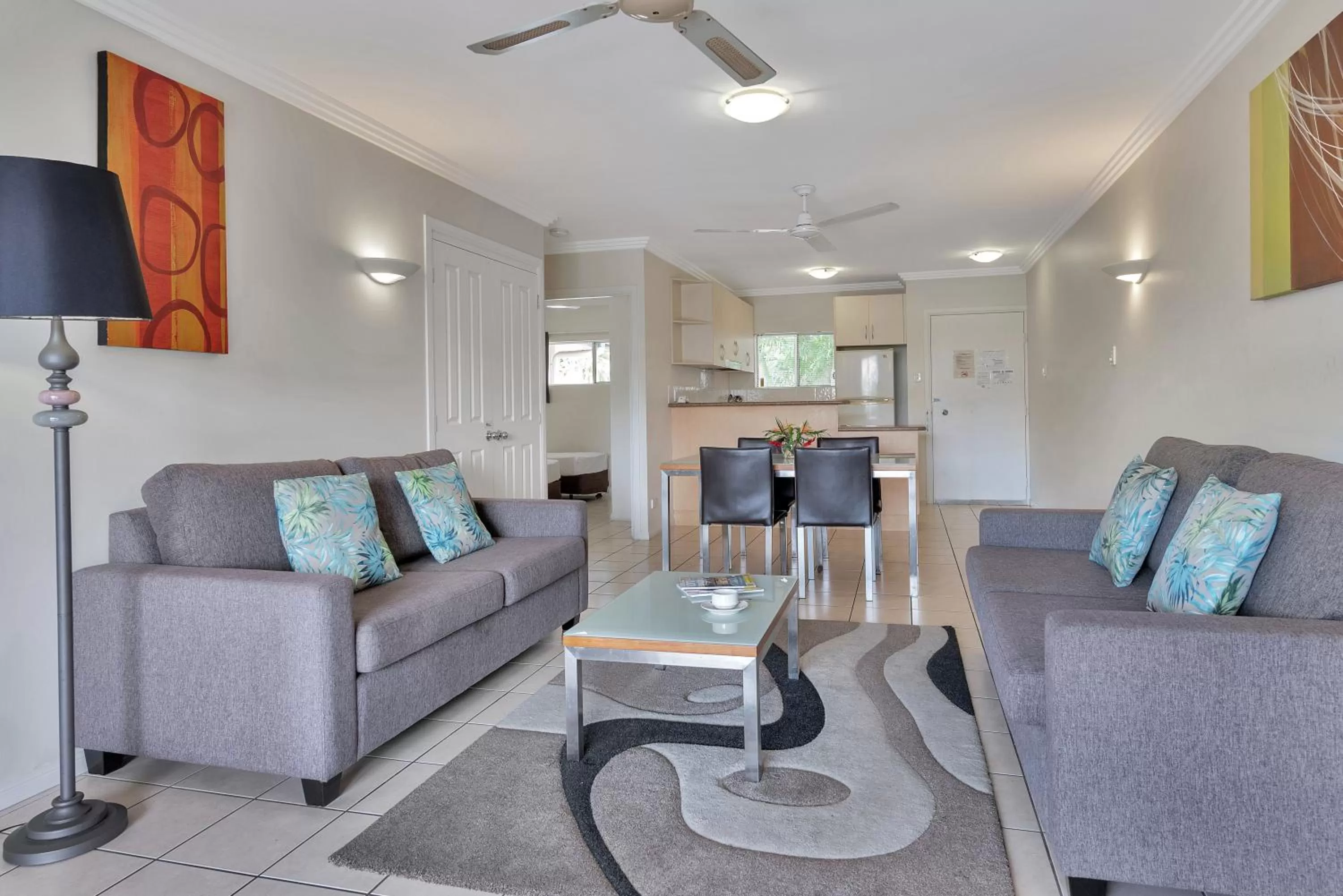 Living room in Bay Village Tropical Retreat & Apartments