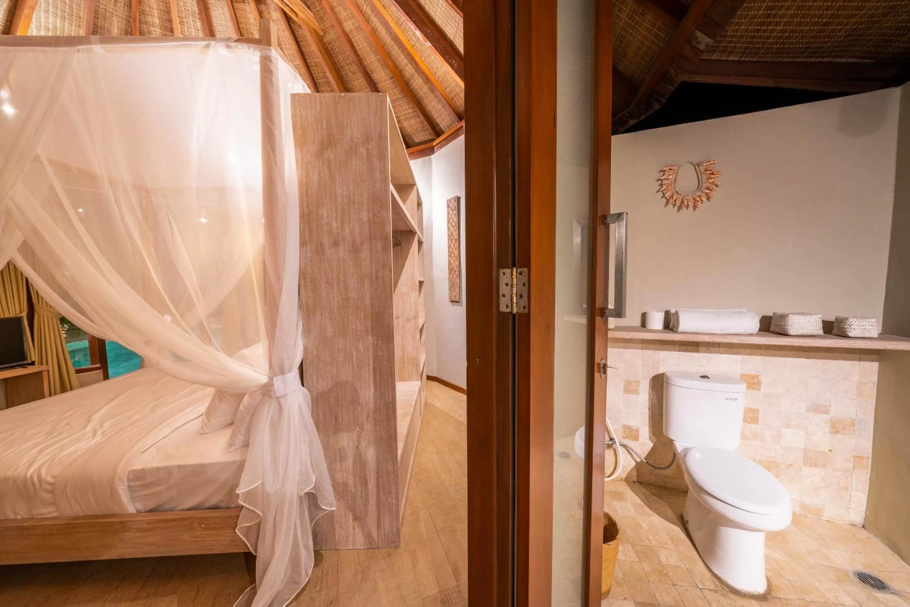 Bed in Blue Lagoon Avia Villas