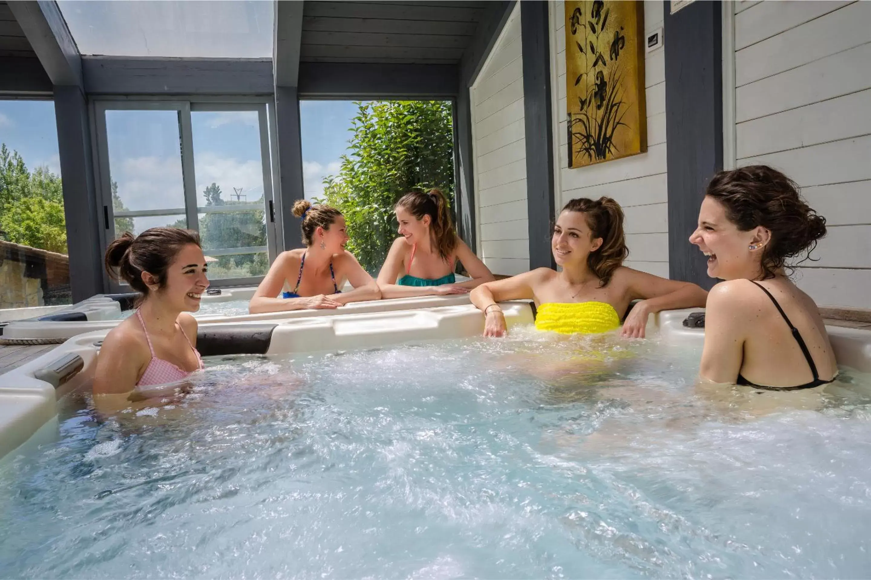 People, Swimming Pool in Villa Hotel Valle Del Marta Resort