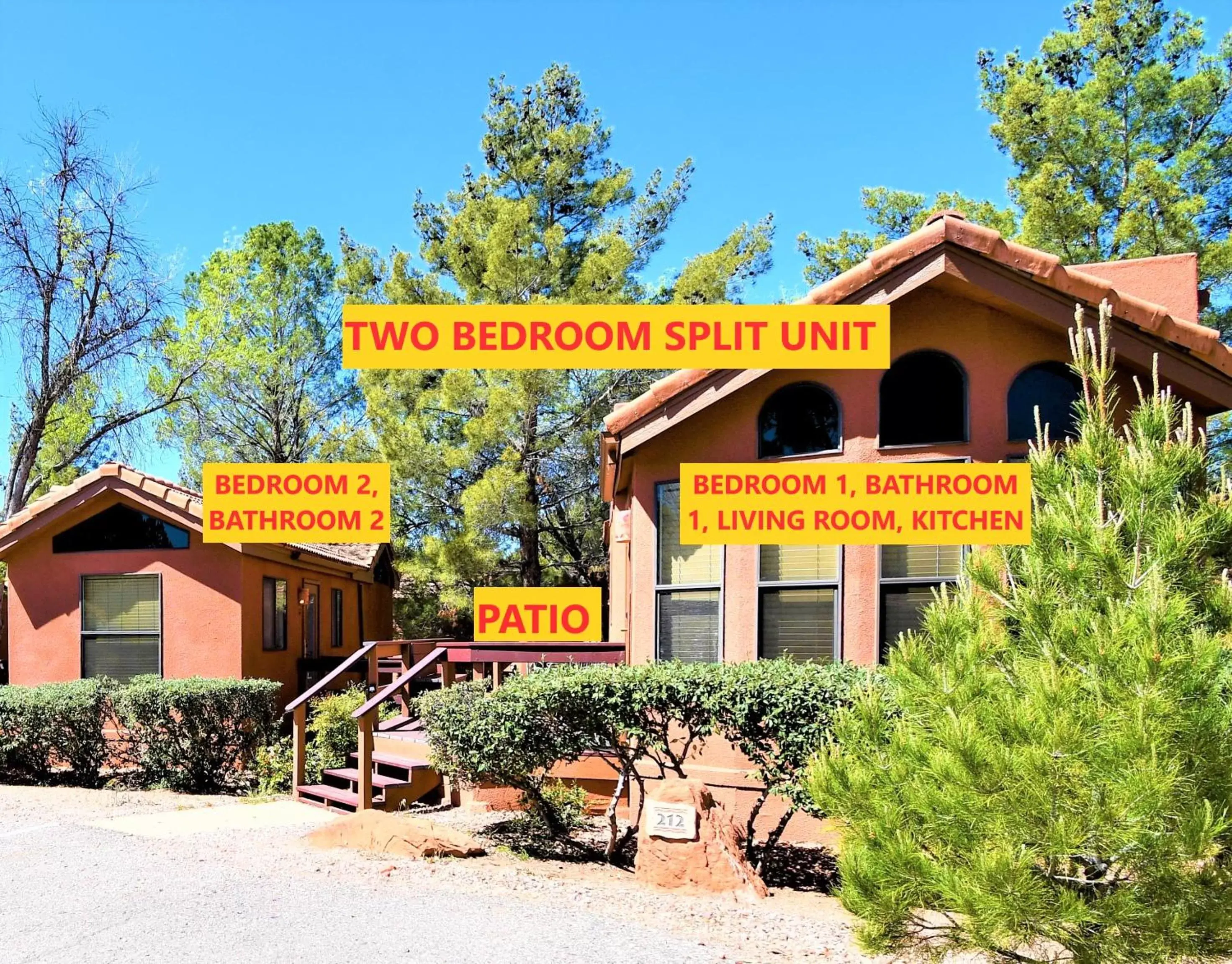Two-Bedroom Cottage in Sedona Pines Resort Two-Bedroom Cottage in Sedona Pines Resort