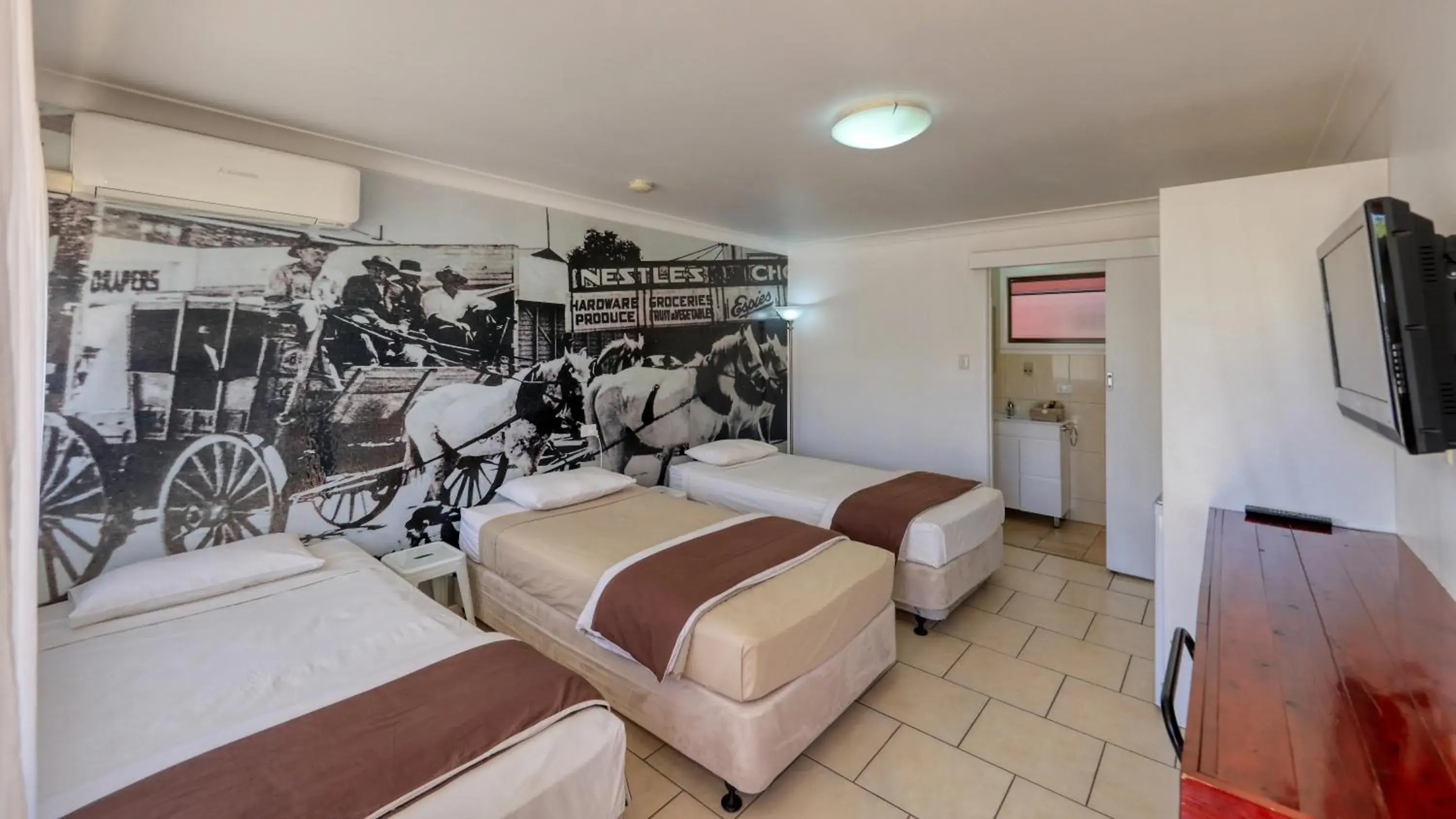 Bed in Hotel Corones