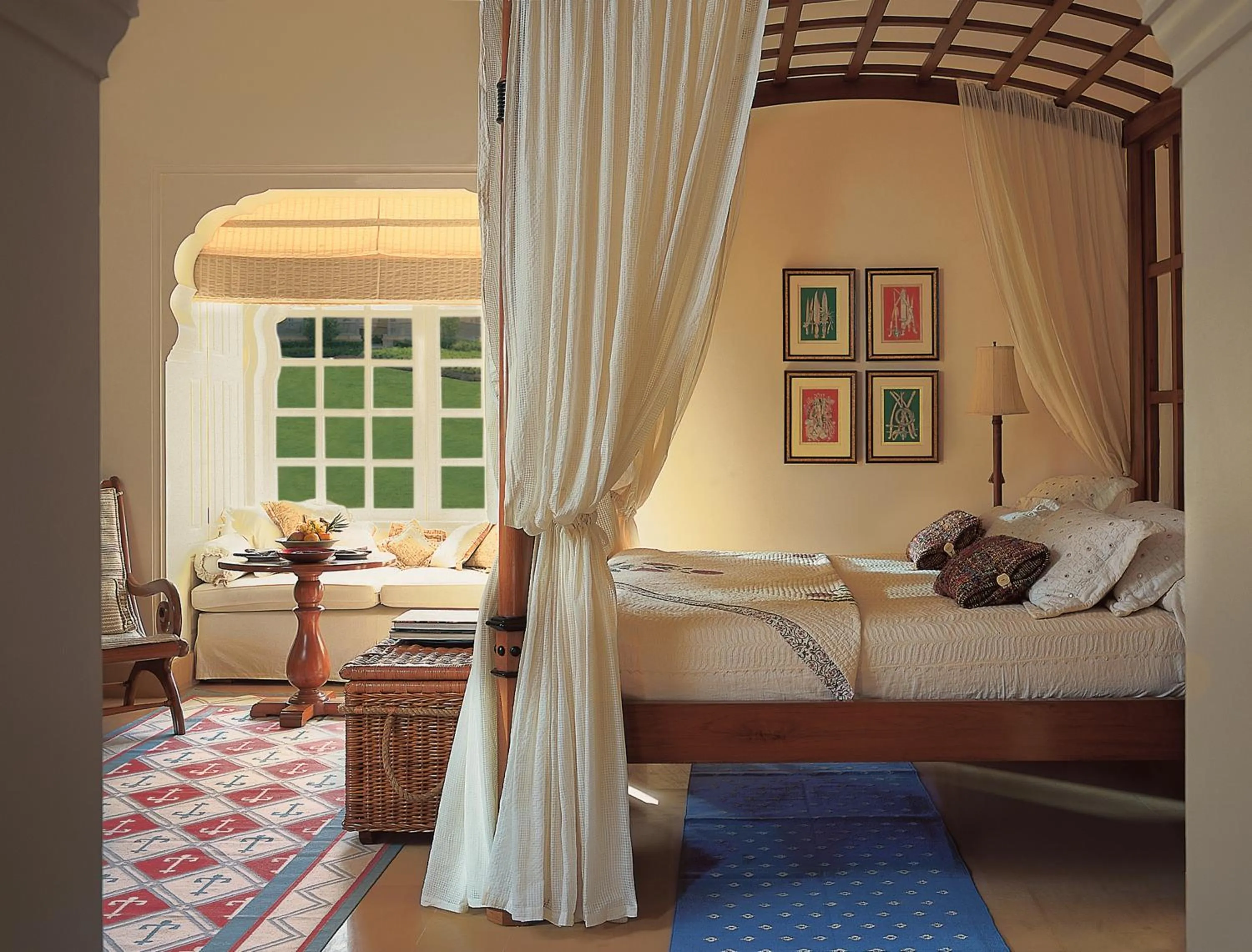Photo of the whole room, Bed in The Oberoi Rajvilas Jaipur