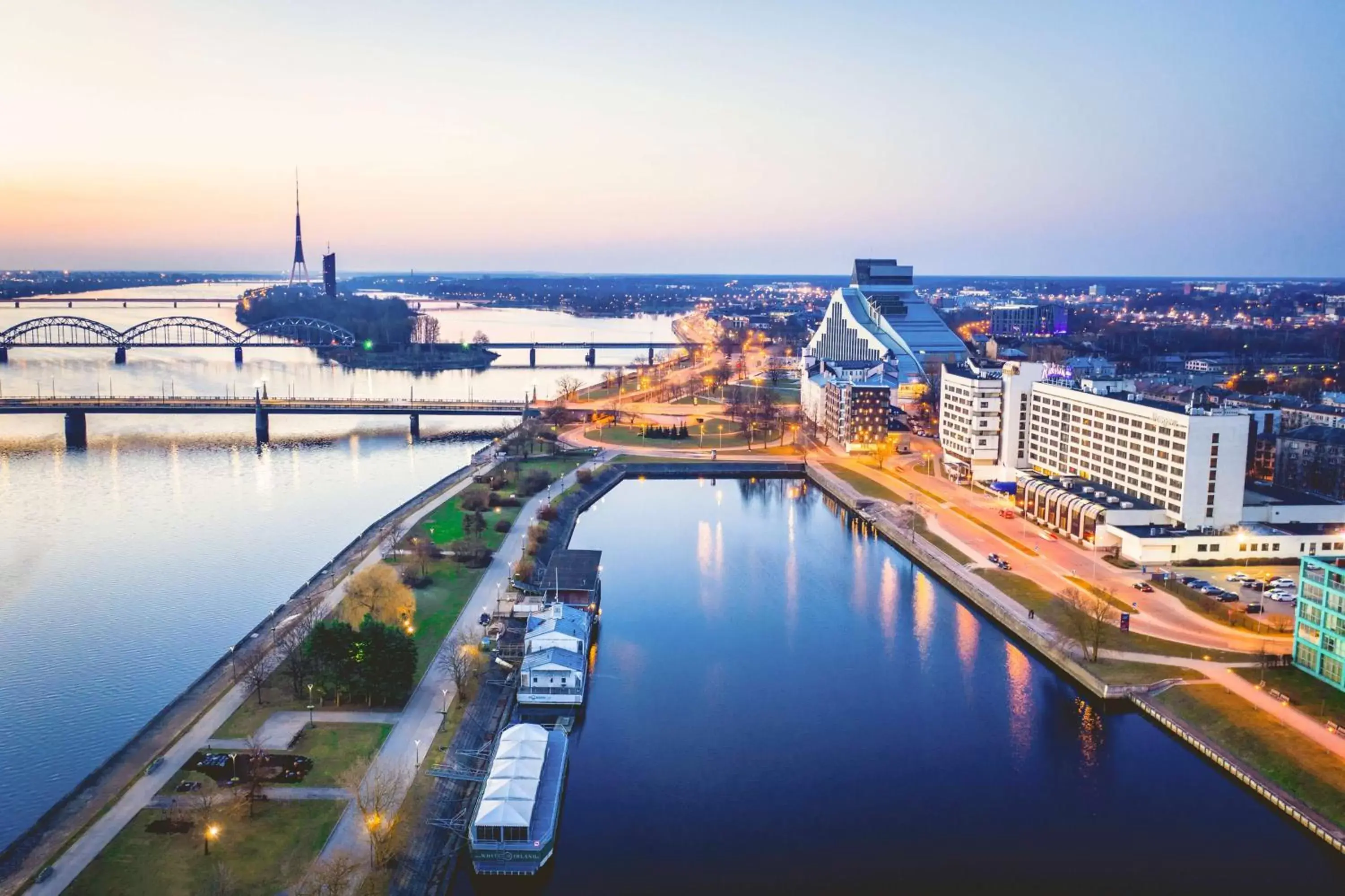 Property building in Radisson Blu Daugava Hotel, Riga