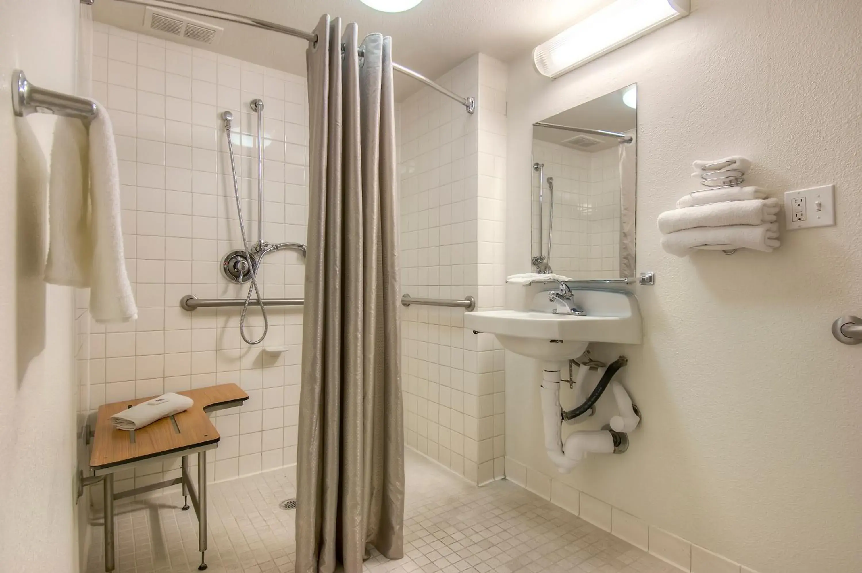 Shower, Bathroom in Motel 6-Oceanside, CA