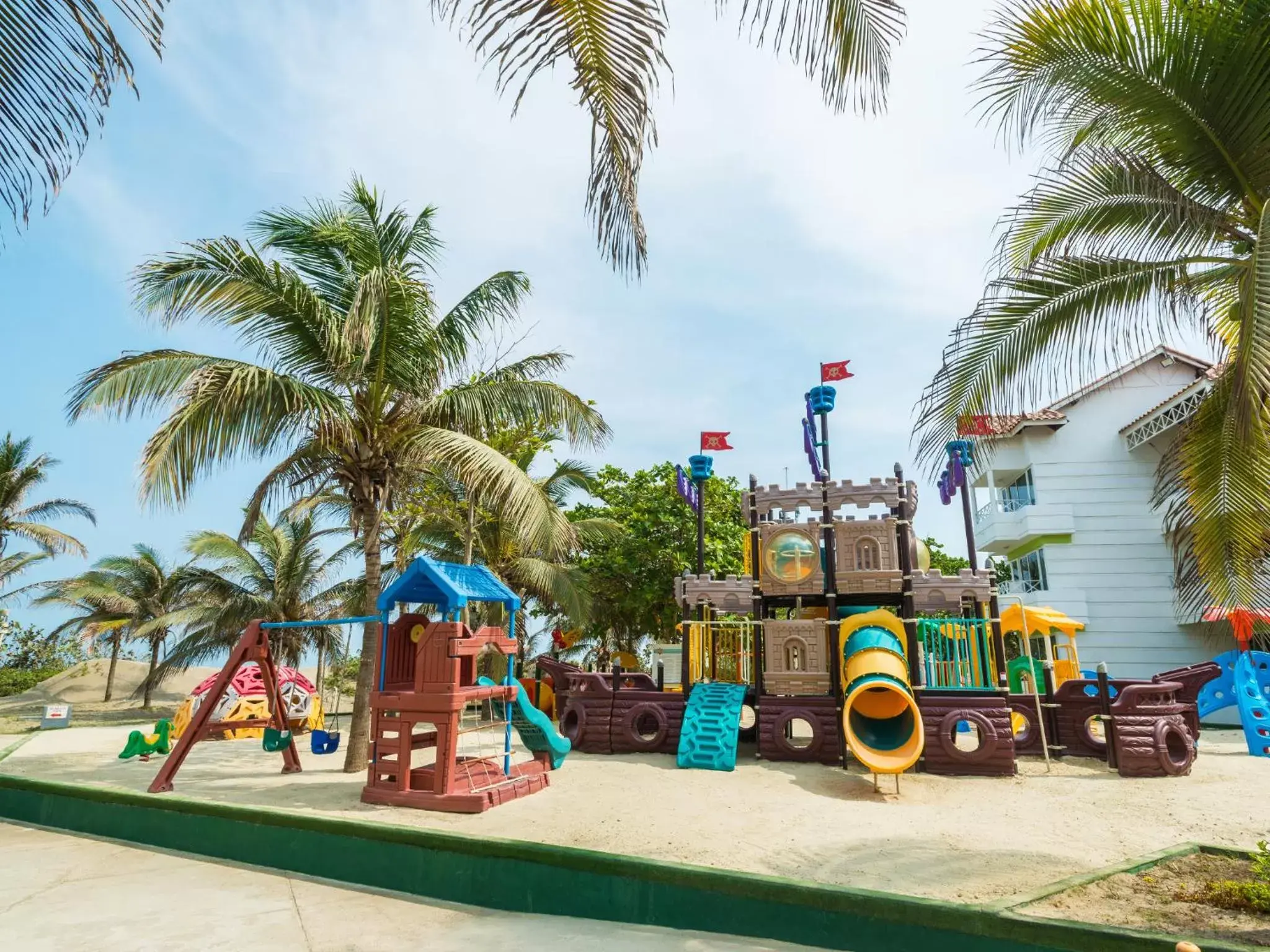 Children play ground, Children's Play Area in Hotel Las Americas Casa de Playa