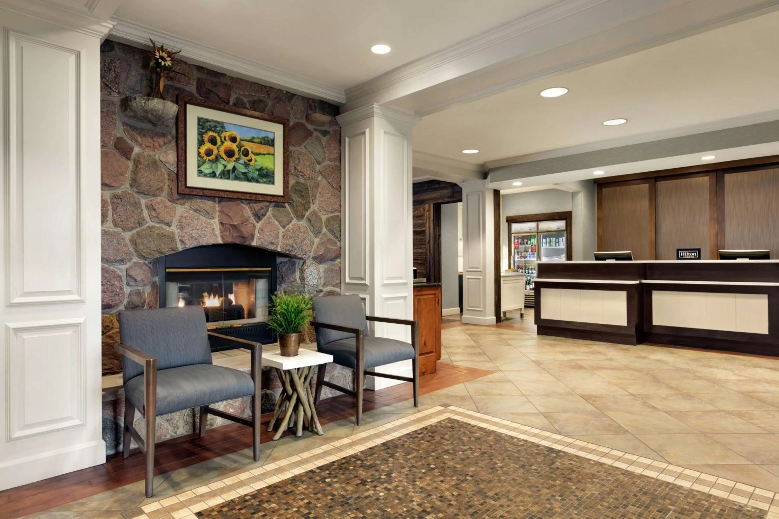Lobby or reception in Homewood Suites Syracuse-Liverpool