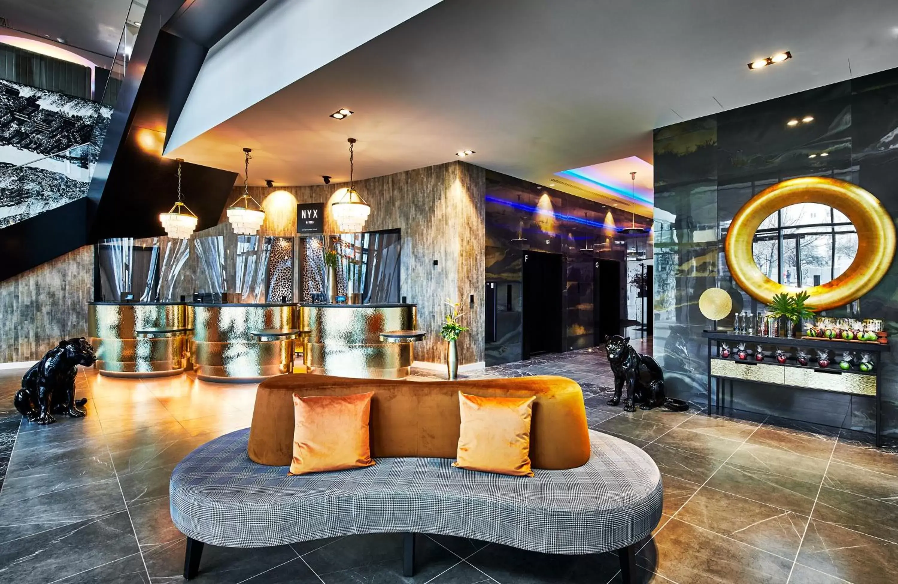 Lobby or reception, Lobby/Reception in NYX Hotel Warsaw by Leonardo Hotels