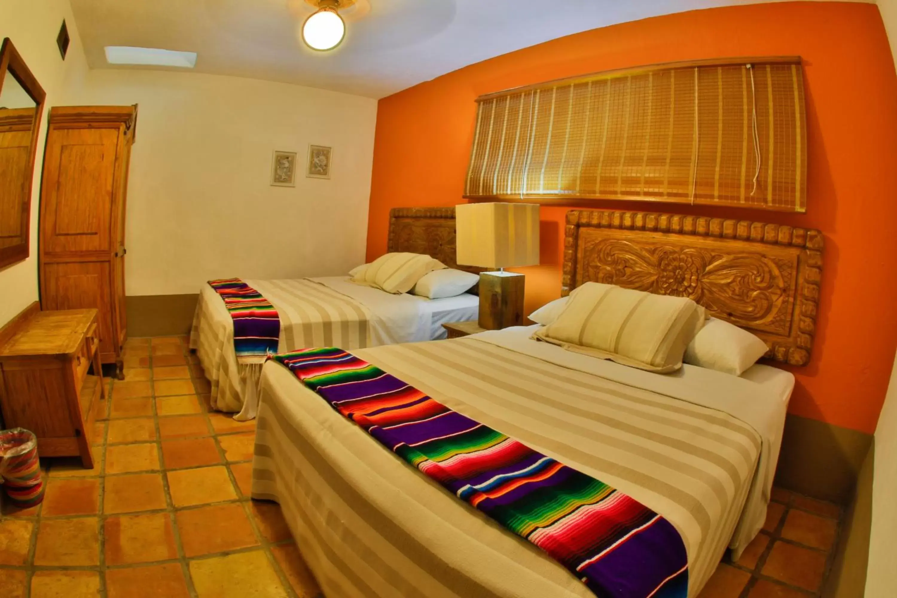 Bed in Villas El Rancho Green Resort