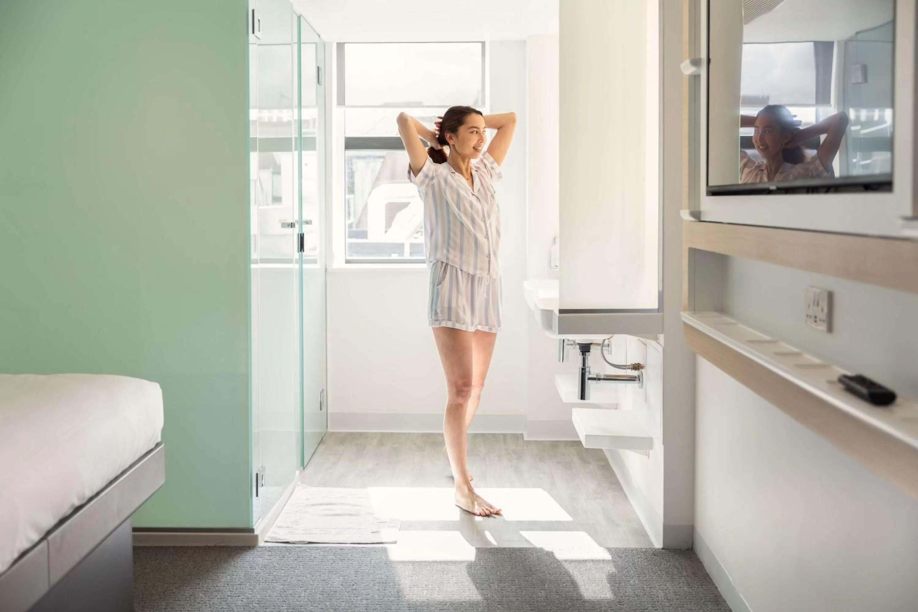 Bathroom in YOTEL Edinburgh